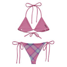 Prismblush Plaid Eco String BikiniEco String Bikini SetProduct mockup2088336_16553