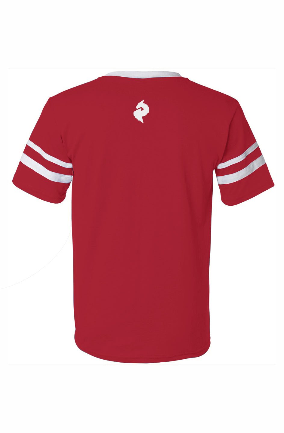 Red - White V - Neck Striped Sleeves JerseyWomen’s V - Neck Striped Sleeves JerseyRed - White V - Neck Striped Sleeves JerseyAPQ - 5304827S6A1