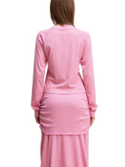 Rose Pink Dyed Washed Raglan Long Sleeve Slim T-ShirtDyed Washed Raglan Long Sleeve Slim T-ShirtRose Pink Dyed Washed Raglan Long Sleeve Slim T-Shirt250921PODND1129001