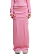 Rose Pink Dyed Washed Straight Hip - Hugging Slim Maxi SkirtSlim Maxi SkirtRose Pink Dyed Washed Straight Hip - Hugging Slim Maxi Skirt250921PODBL0799001