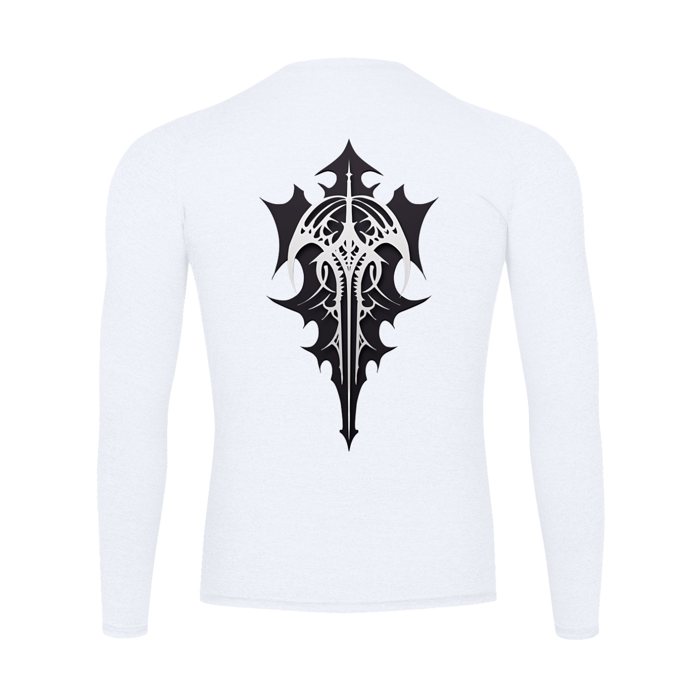 Sablefang Men's White Performance Long Sleeve T-ShirtMen's Performance Long Sleeve T-ShirtSablefang Men's White Performance Long Sleeve T-Shirt251030PODRZ1780001