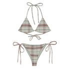 Sageblush Plaid Eco String BikiniEco String BikiniProduct mockup3358275_16553