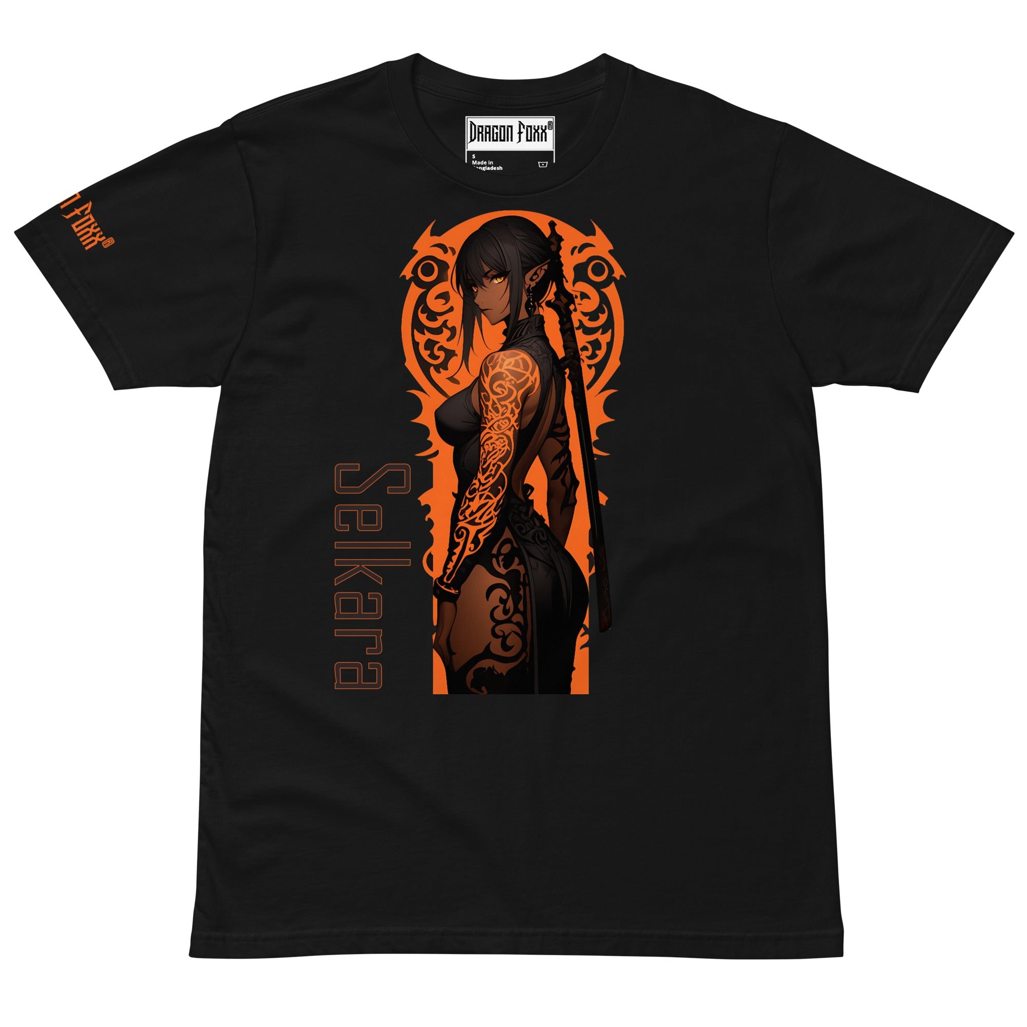 Selkara Black Unisex Premium T-shirtUnisex Premium T-shirtProduct mockup7047070_18772