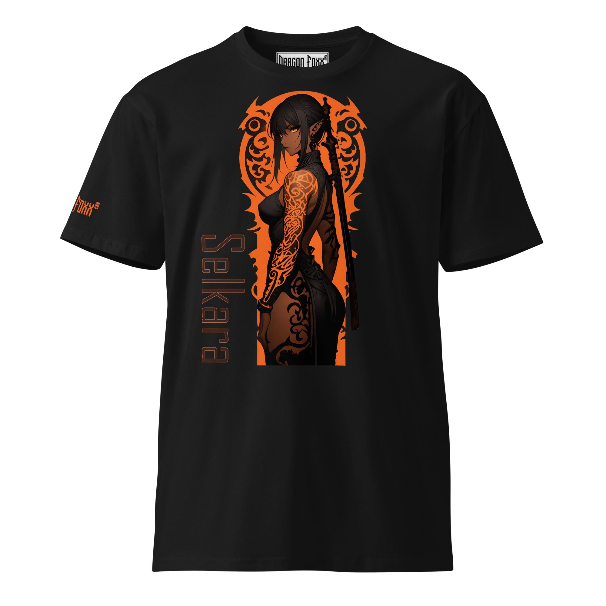 Selkara Black Unisex Premium T-shirtUnisex Premium T-shirtProduct mockup7047070_18772