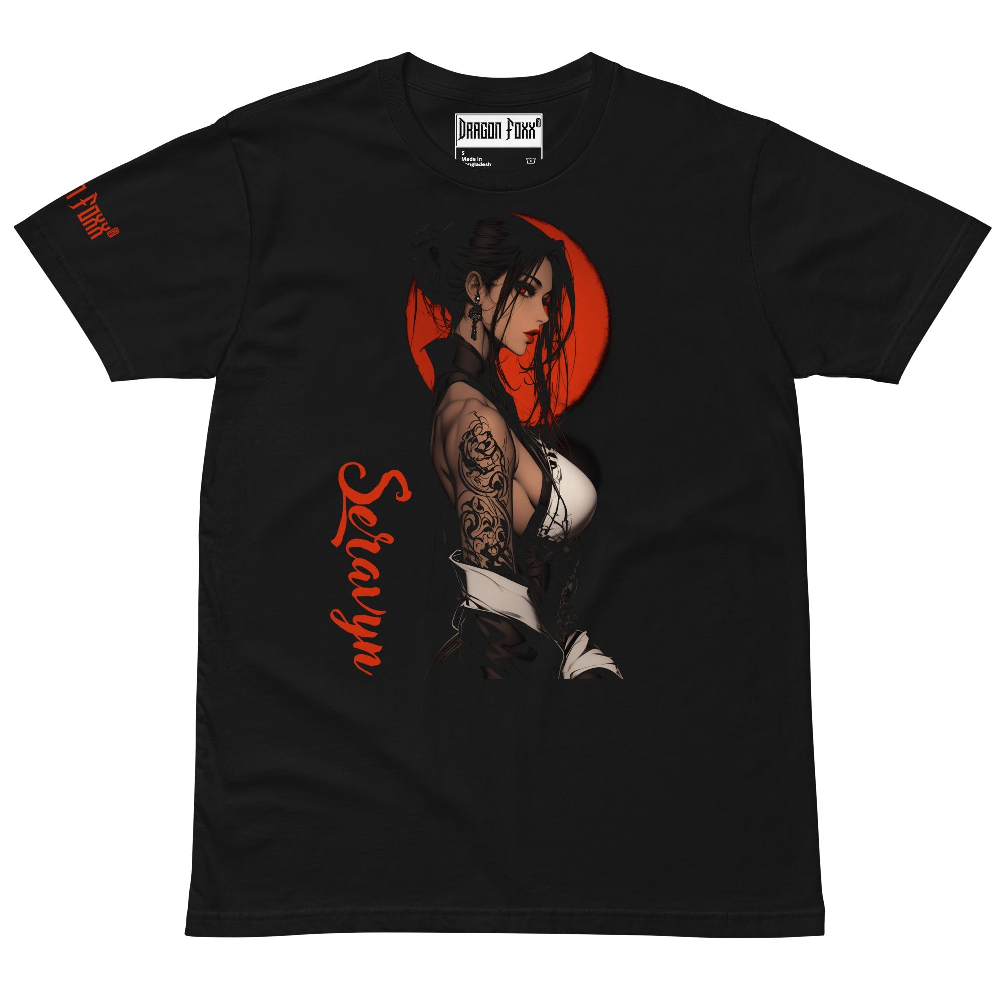 Seravyn Black Unisex Premium T-shirtUnisex Premium T-shirtProduct mockup9135847_18772
