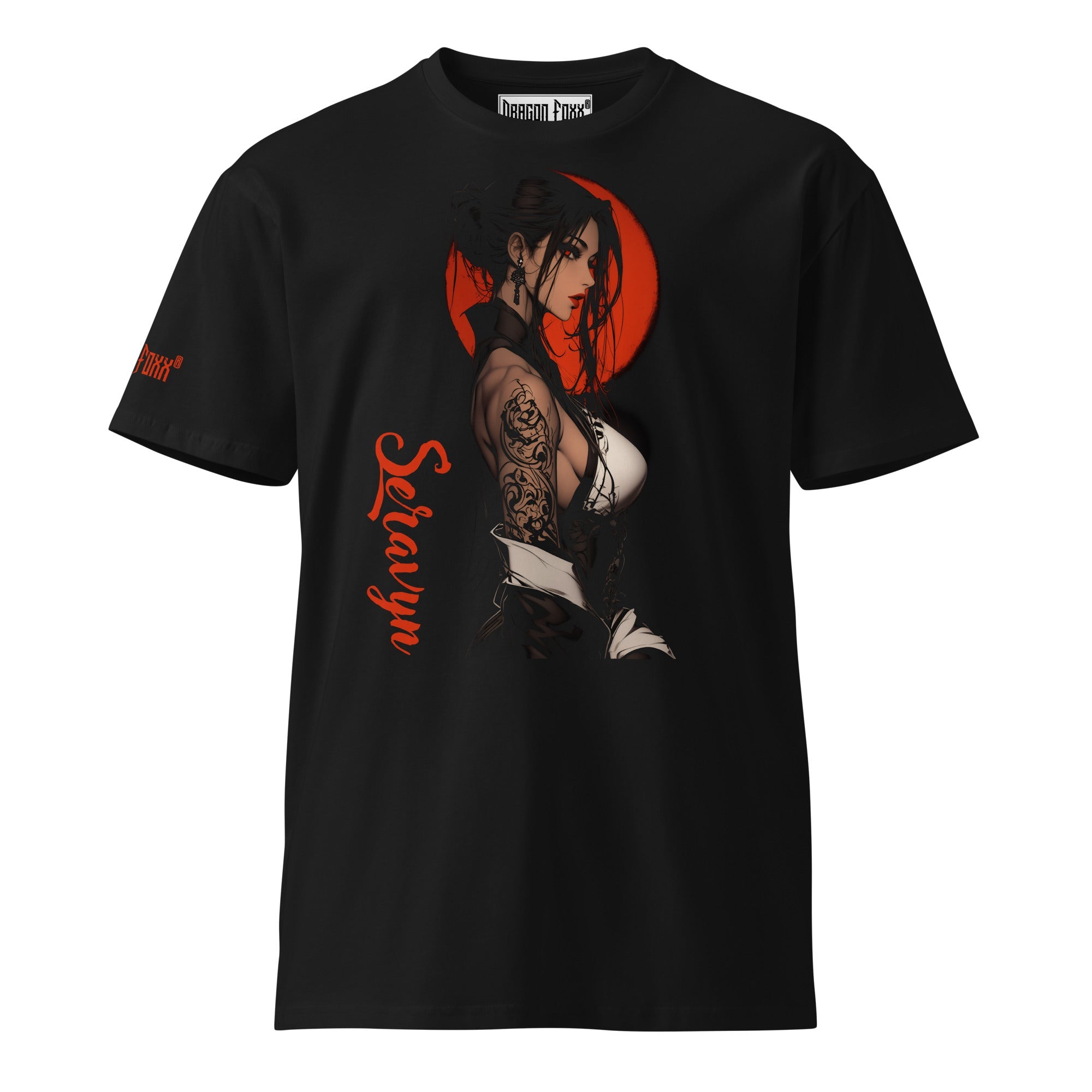 Seravyn Black Unisex Premium T-shirtUnisex Premium T-shirtProduct mockup9135847_18772