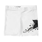 Shadow Lace Lotus White Gym ShortsWomen's Gym ShortsProduct mockup8526034_9296