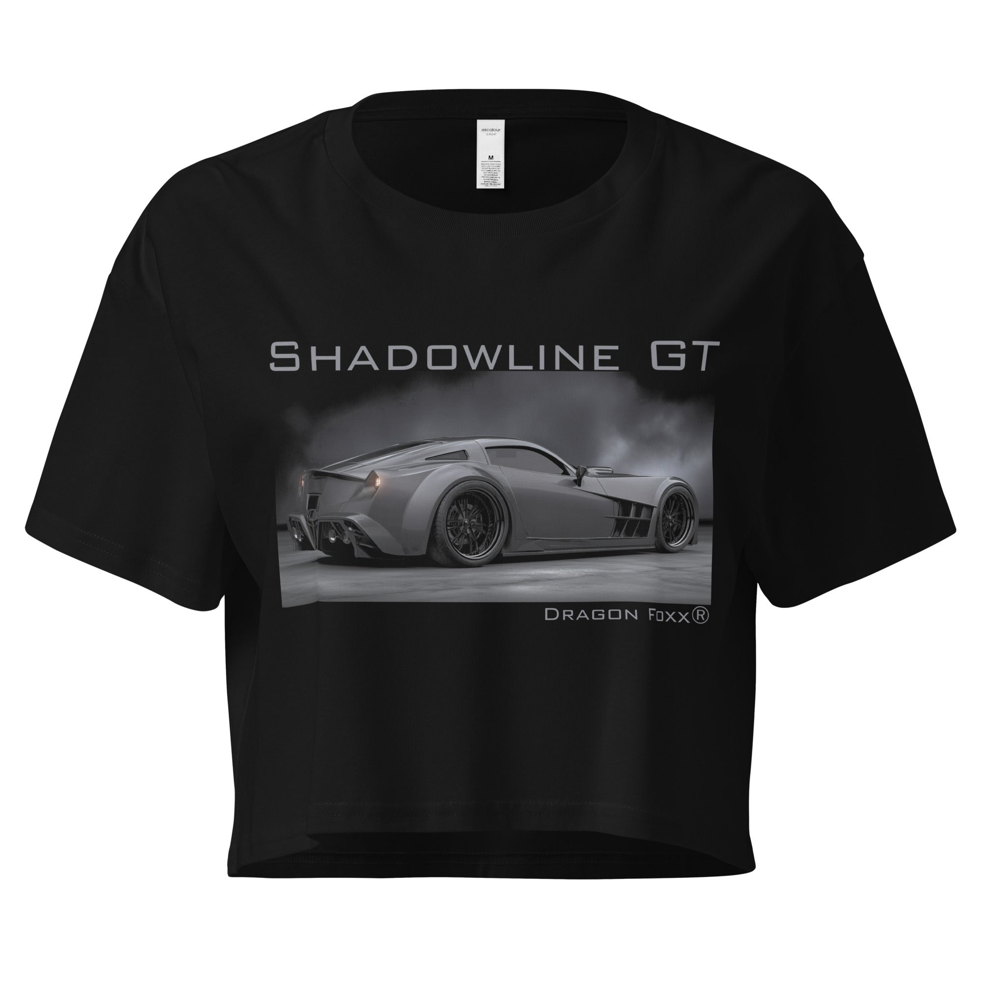 Shadowline GT Women’s Black Crop TopCrop Top TeeProduct mockup6875138_16094