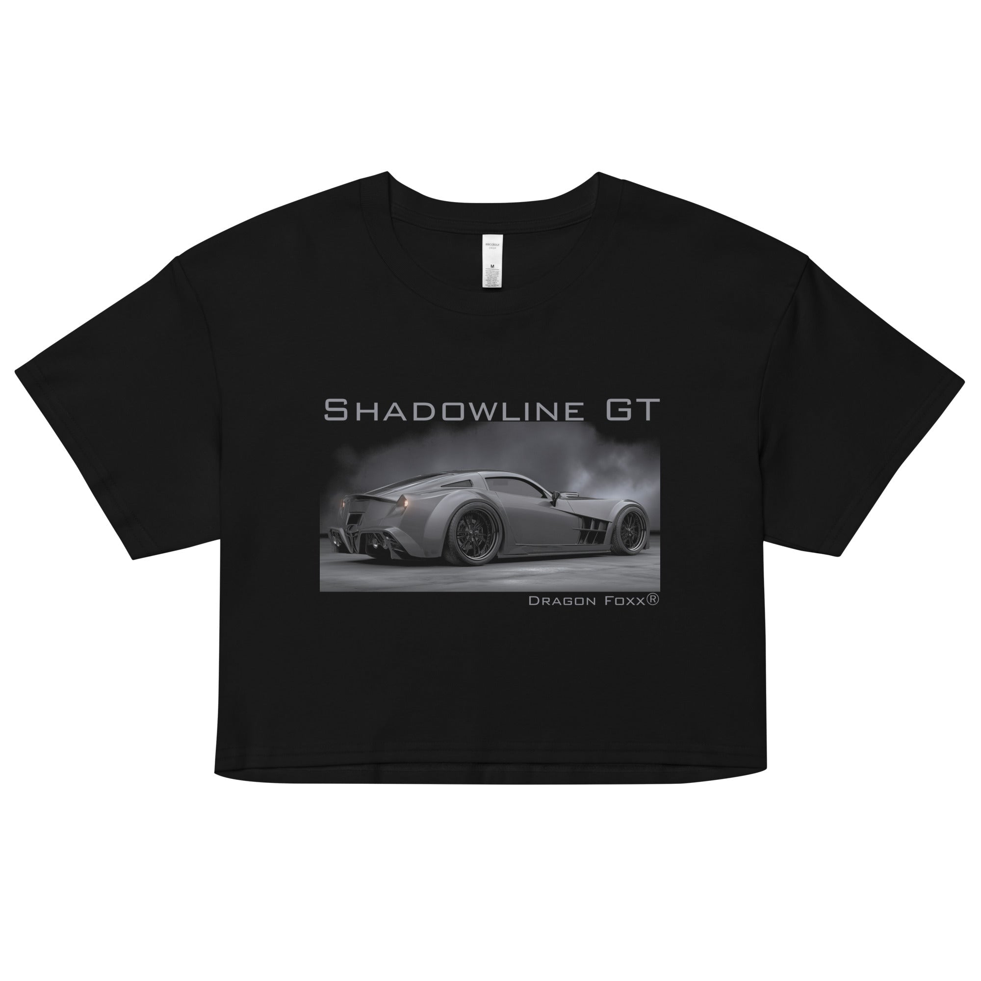 Shadowline GT Women’s Black Crop TopCrop Top TeeProduct mockup6875138_16094