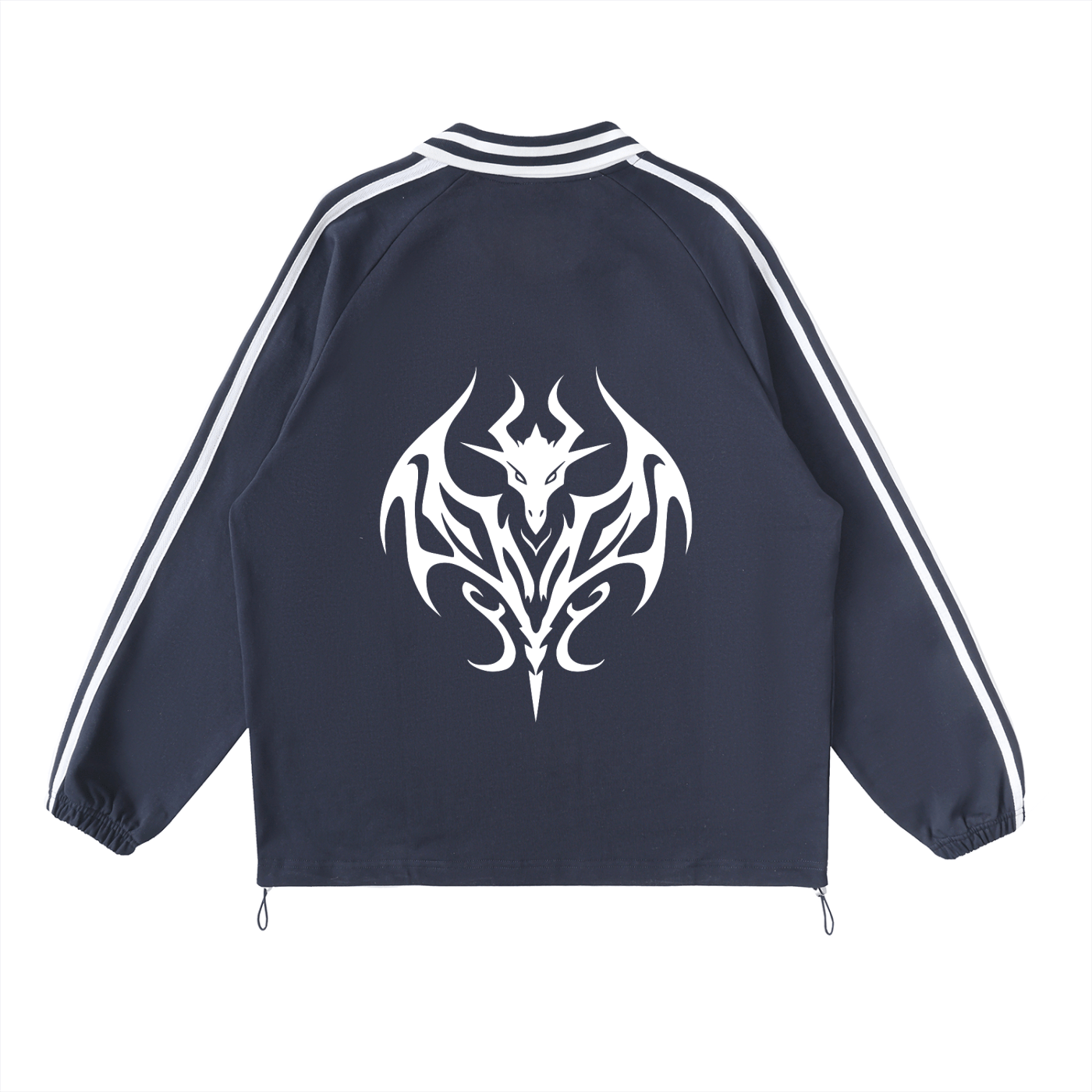 Shaelvyr His or Hers Contrast Striped Lapel Collar SweatshirtContrast Striped Lapel Collar SweatshirtShaelvyr His or Hers Contrast Striped Lapel Collar Sweatshirt250817PODRA1217009