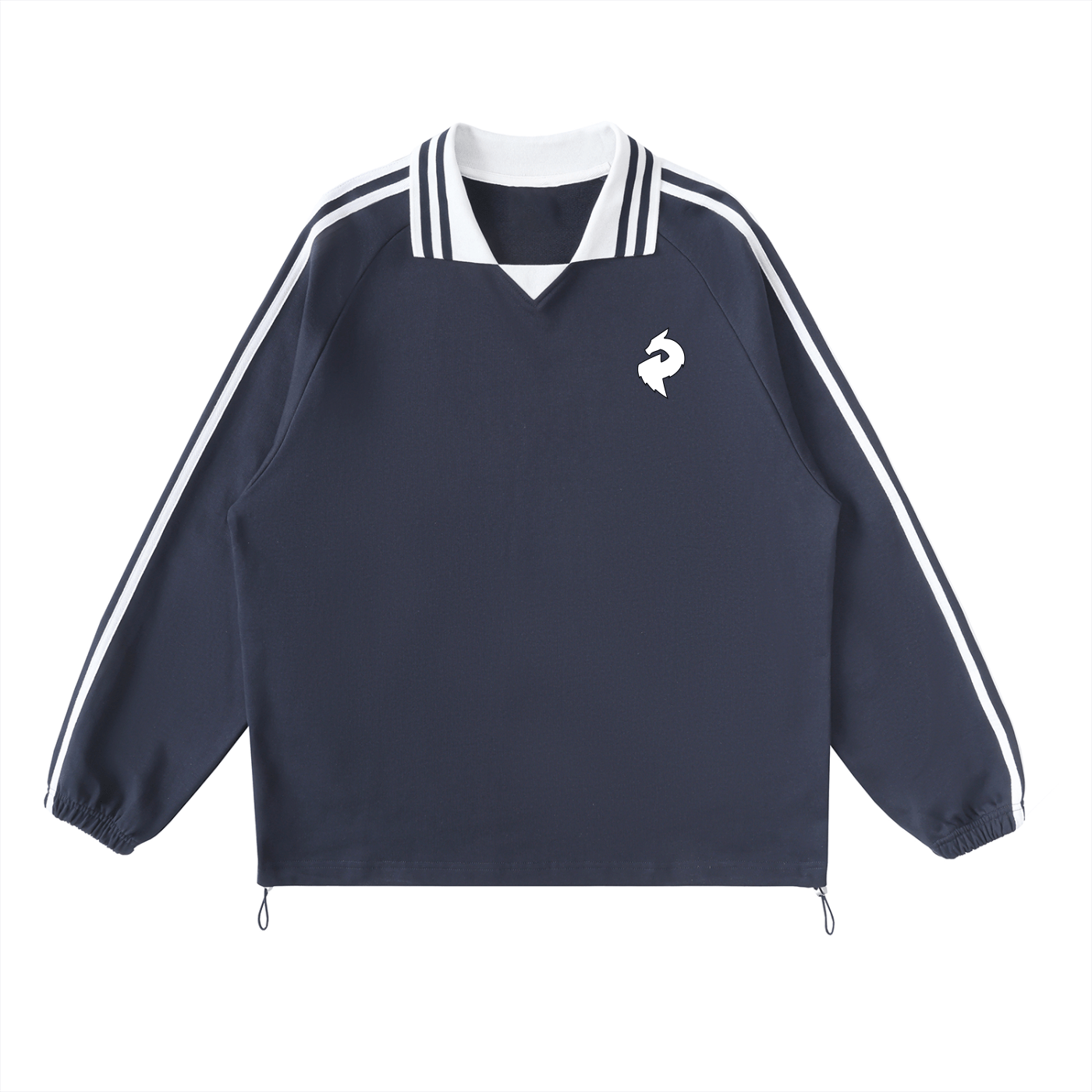 Shaelvyr His or Hers Contrast Striped Lapel Collar SweatshirtContrast Striped Lapel Collar SweatshirtShaelvyr His or Hers Contrast Striped Lapel Collar Sweatshirt250817PODRA1217009