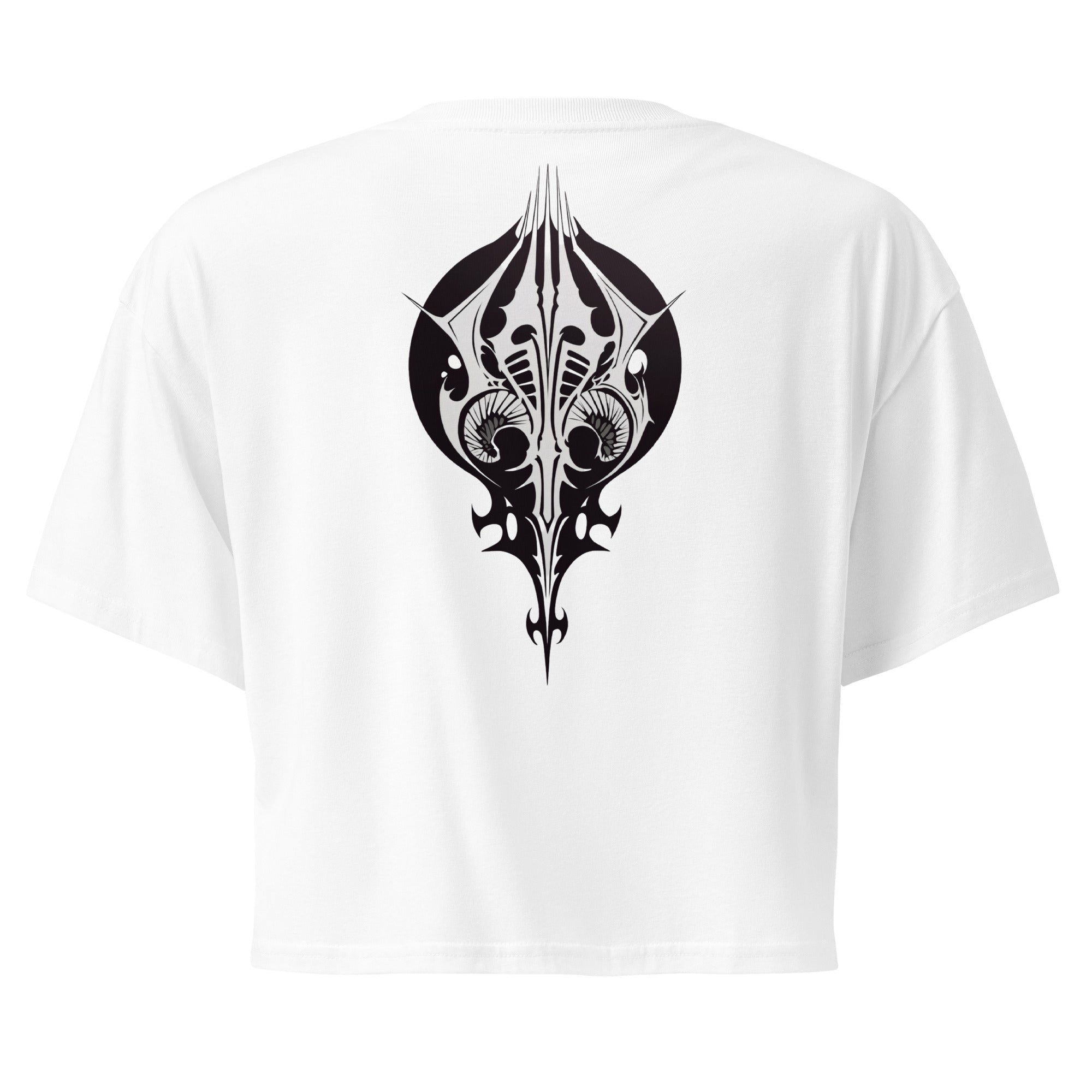 Skullspire Women’s White or Orchid Crop TopCrop Top TeeProduct mockup2214774_16119