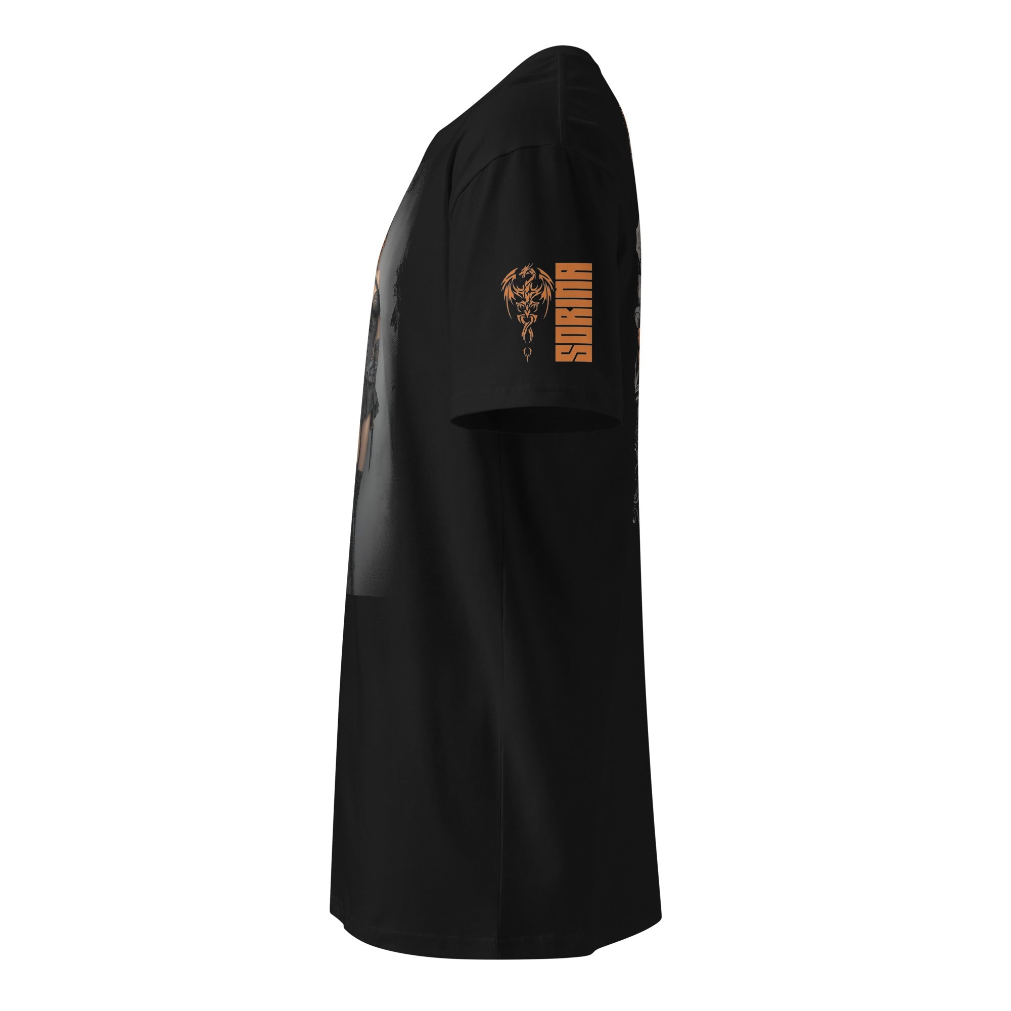 SORINA Unisex Premium Black T-shirtUnisex Premium T-shirtProduct mockup8692564_18772