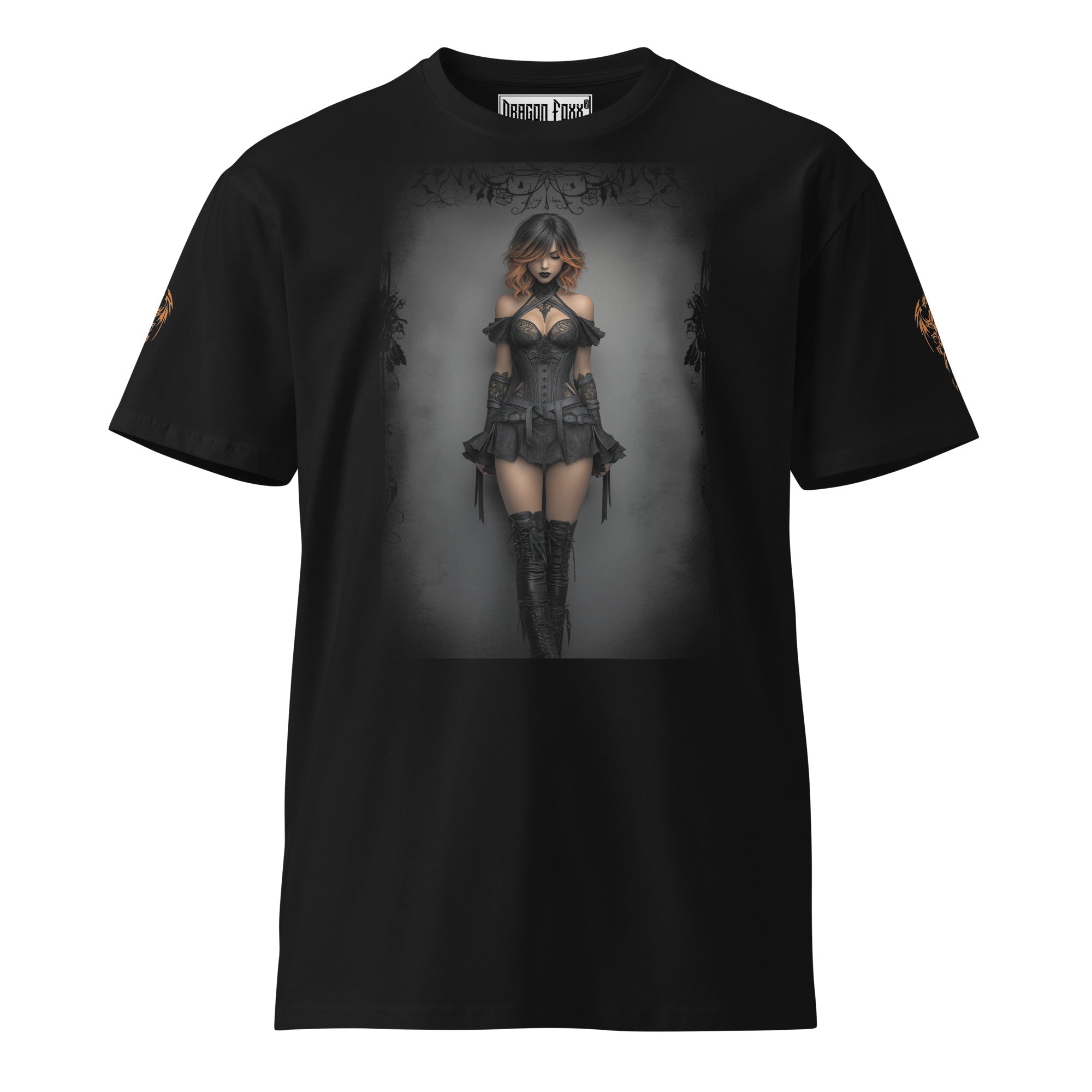 SORINA Unisex Premium Black T-shirtUnisex Premium T-shirtProduct mockup8692564_18772