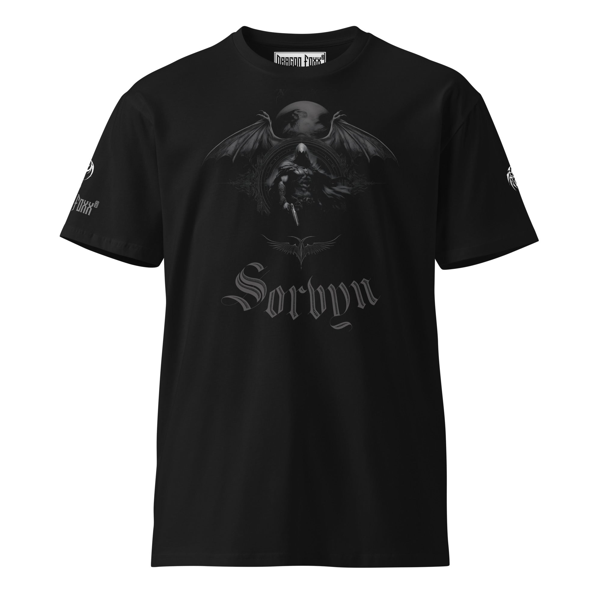 Sorvyn Unisex Premium Black T-shirtUnisex Premium T-shirtProduct mockup2624682_18772