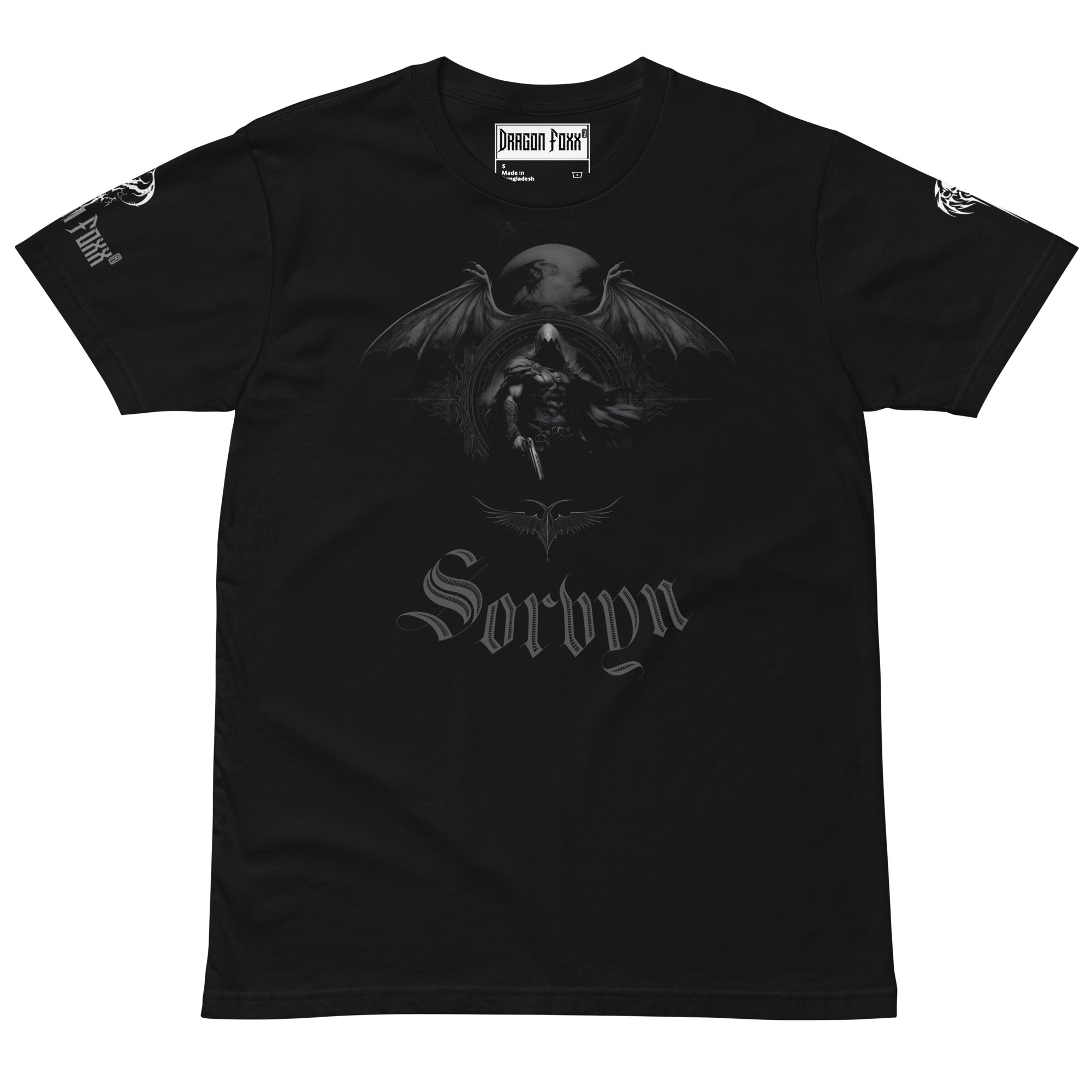 Sorvyn Unisex Premium Black T-shirtUnisex Premium T-shirtProduct mockup2624682_18772