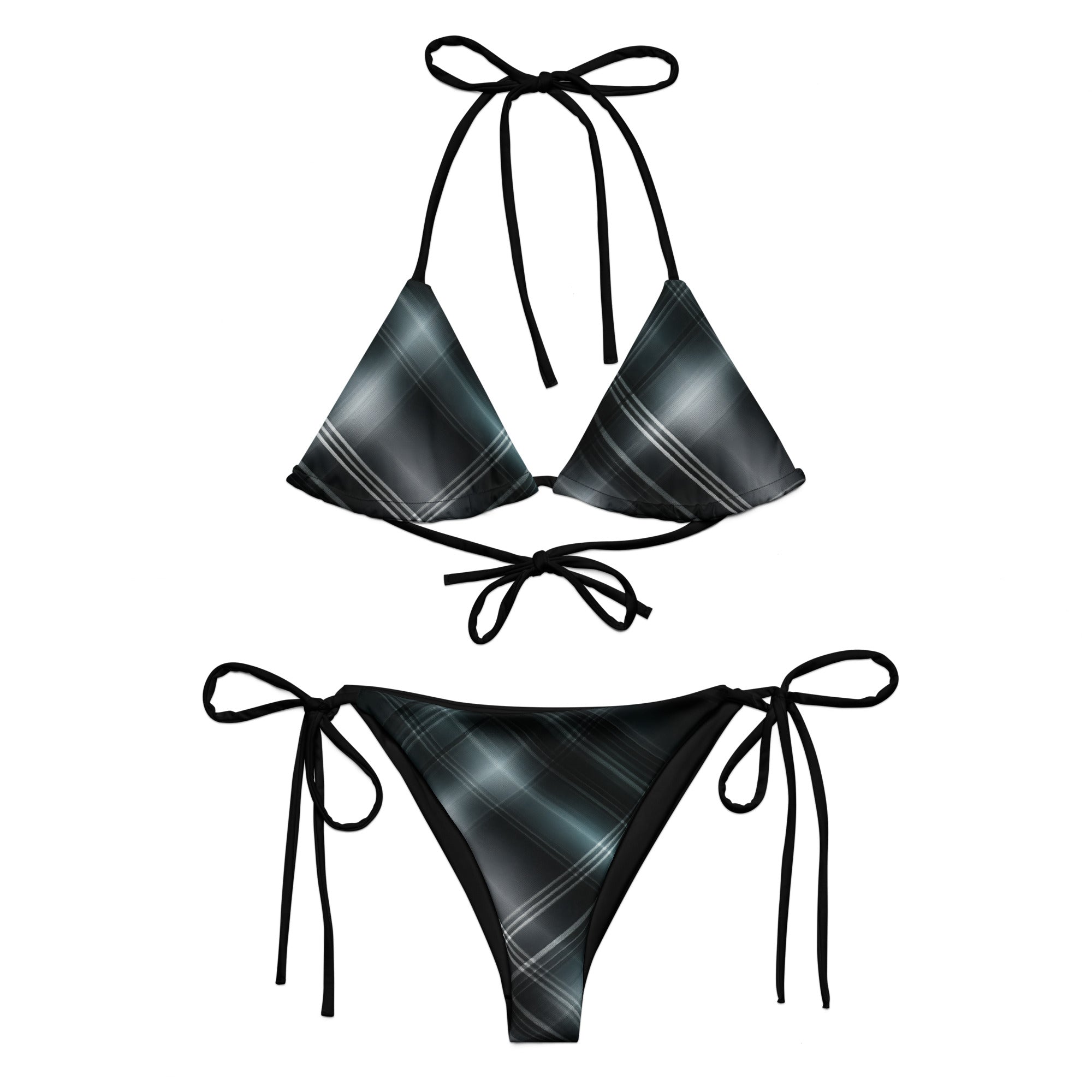 Spearmint Plaid Eco String BikiniEco String Bikini SetProduct mockup4114040_16553