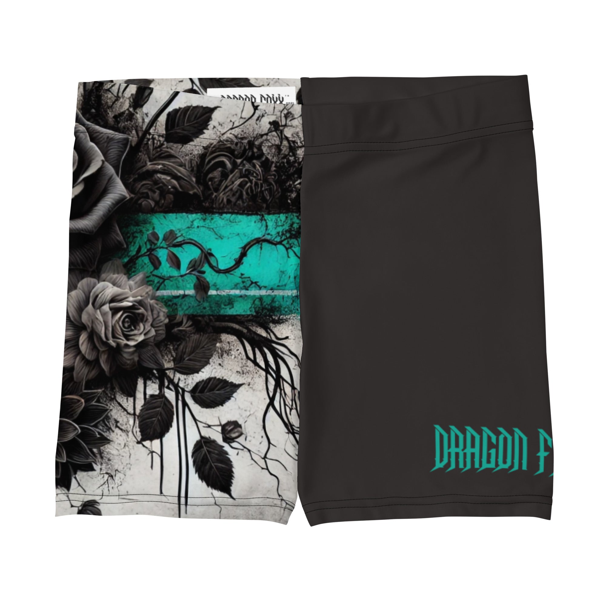 Teal Thorn - Women's Floral Gym ShortsWomen's Gym Shorts6748849_9296