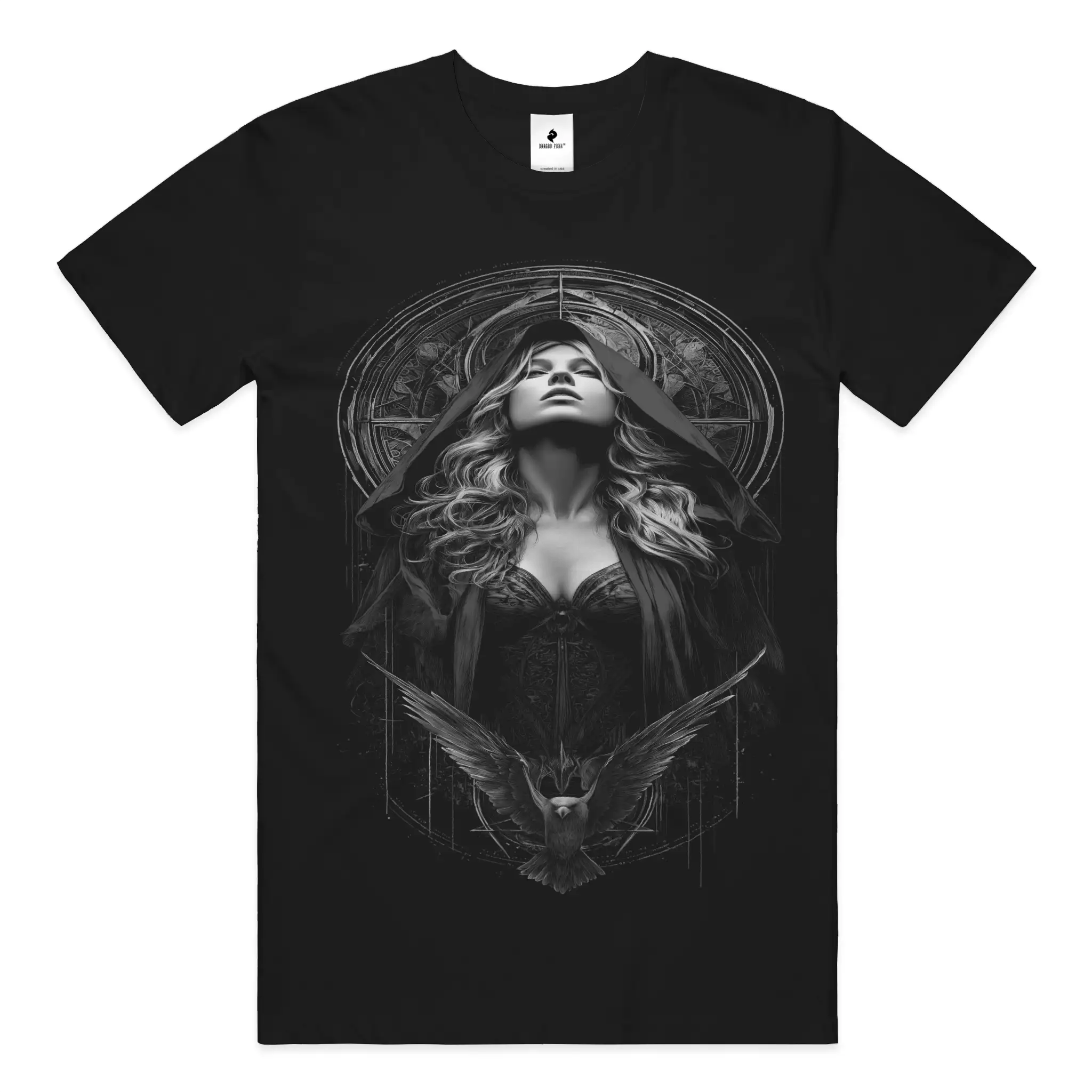 The Hollow Veil His or Hers Black Staple TeeStaple TeeThe Hollow Veil His or Hers Black Staple TeeAPQ - 5447340S6A1