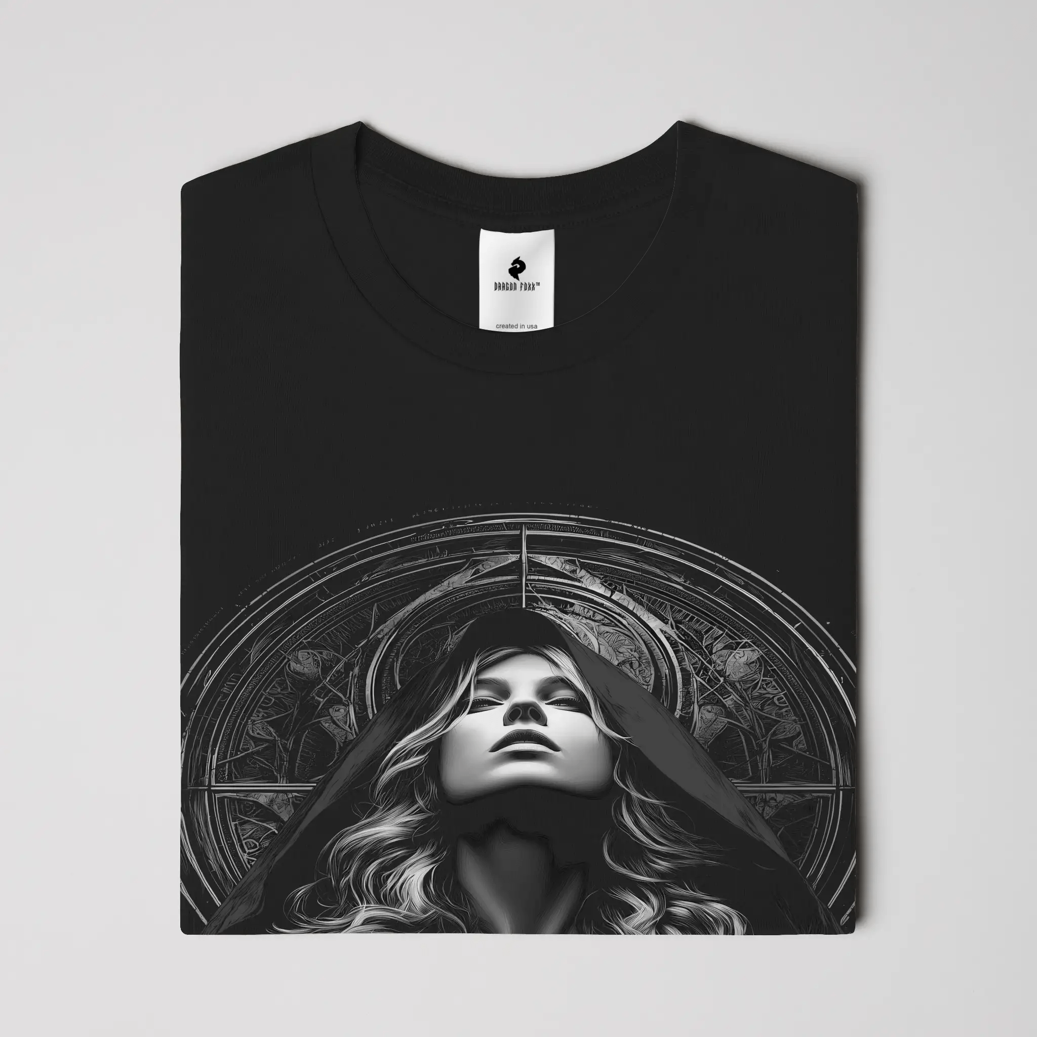 The Hollow Veil His or Hers Black Staple TeeStaple TeeThe Hollow Veil His or Hers Black Staple TeeAPQ - 5447340S6A1