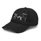 Thornveil Siren Black Distressed Dad HatDistressed Dad HatProduct mockup8472813_10990