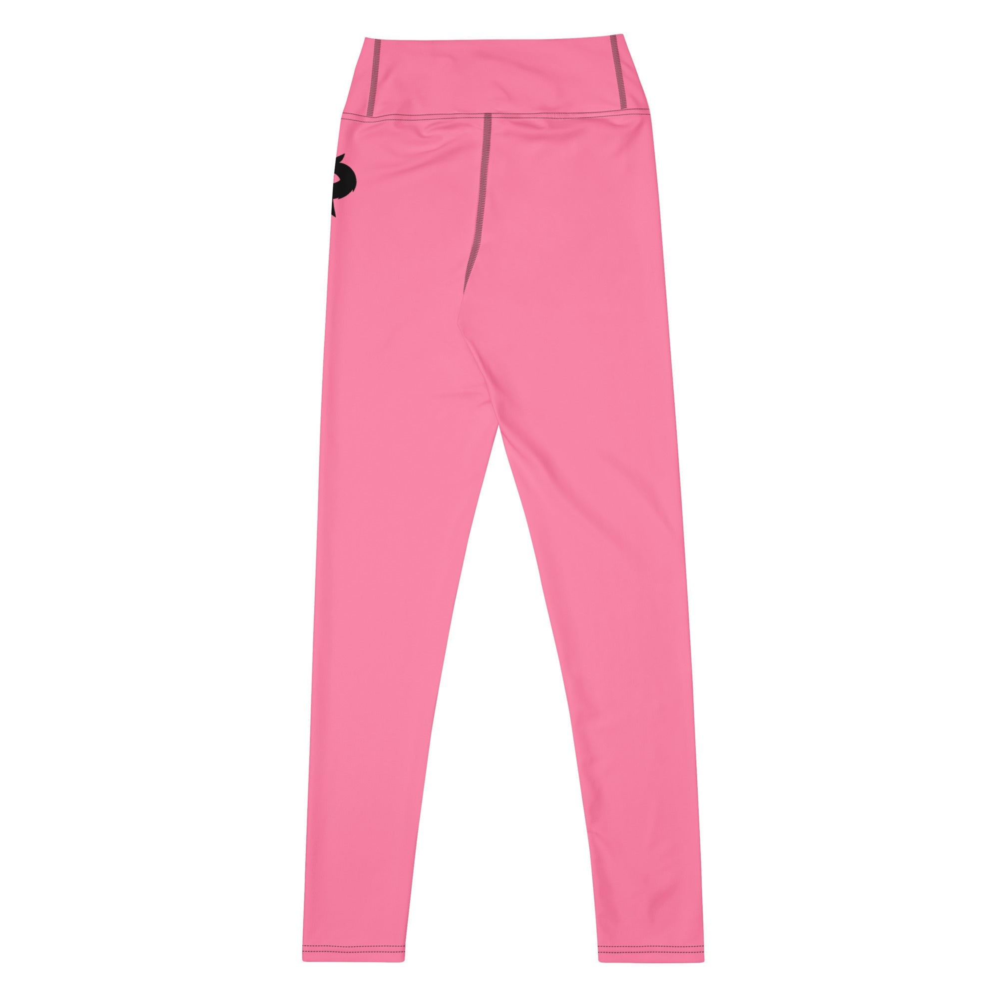 Tickle Me Pink Yoga Leggings Black DFYoga LeggingsProduct mockup9598192_8353
