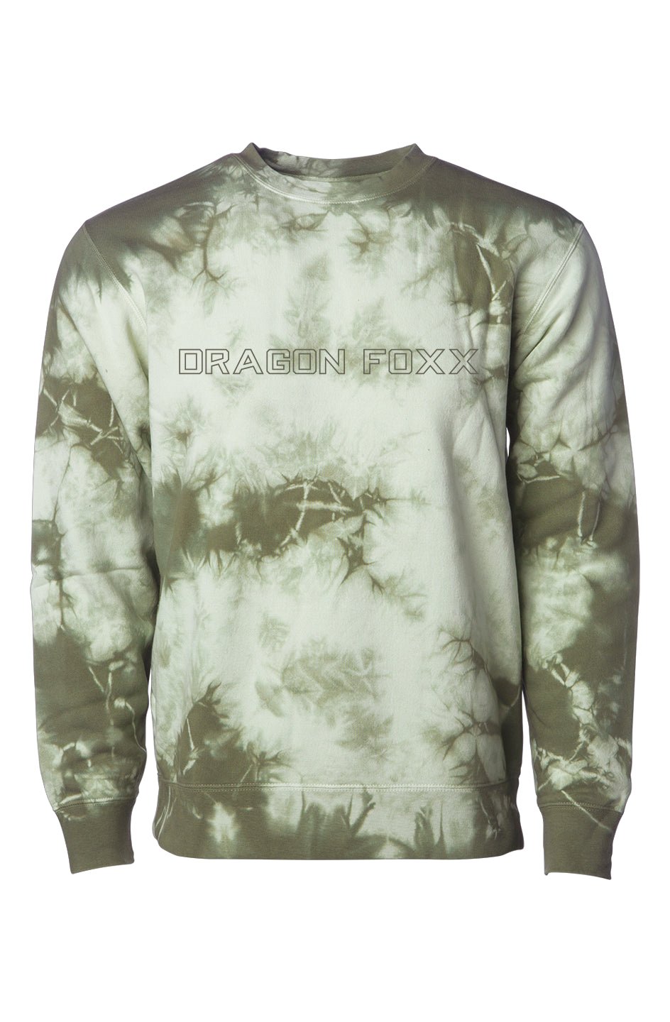 Tie Dye Olive Sweatshirt by DF - Men's Sweatshirts - Apliiq - Tie Dye Olive Sweatshirt by DF - APQ - 4975664S5A1 - XS - Olive - Dragon Foxx™ - Dragon Foxx™ Sweatshirt - Dragon Foxx™ Women's Sweatshirt