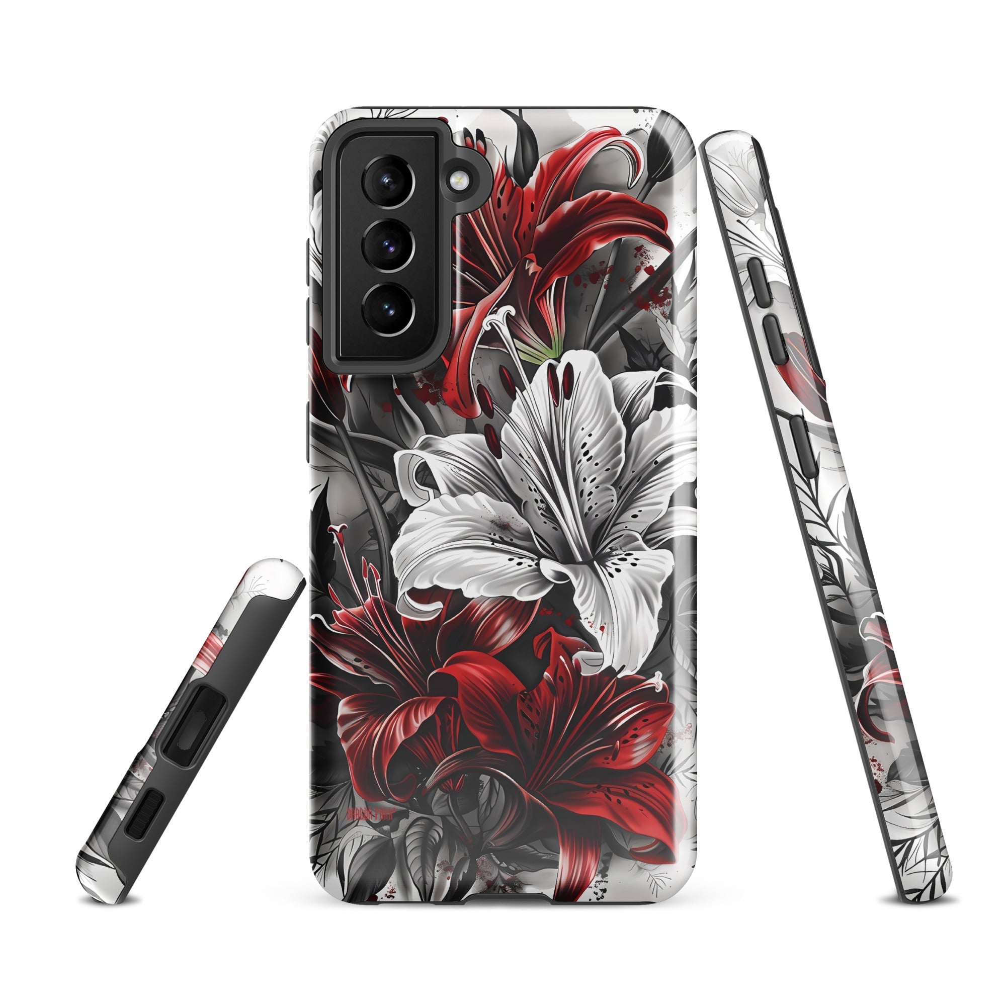 Tiger Lilies Phone Case for Samsung® Galaxy - Samsung® Galaxy Phone Case - DRAGON FOXX™ - Tiger Lilies Phone Case for Samsung® Galaxy - 6535104_16983 - Samsung Galaxy S21 FE - Tiger Lily - Accessories - Art Phone Case - Dragon Foxx™