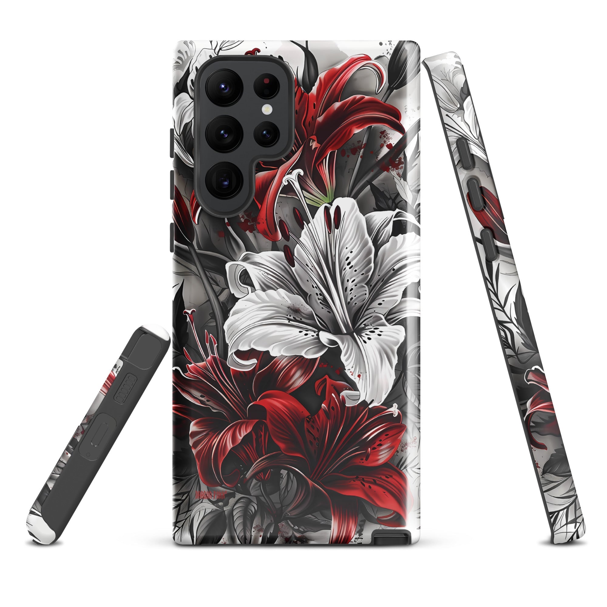 Tiger Lilies Phone Case for Samsung® Galaxy - Samsung® Galaxy Phone Case - DRAGON FOXX™ - Tiger Lilies Phone Case for Samsung® Galaxy - 6535104_16993 - Samsung Galaxy S22 Ultra - Tiger Lily - Accessories - Art Phone Case - Dragon Foxx™