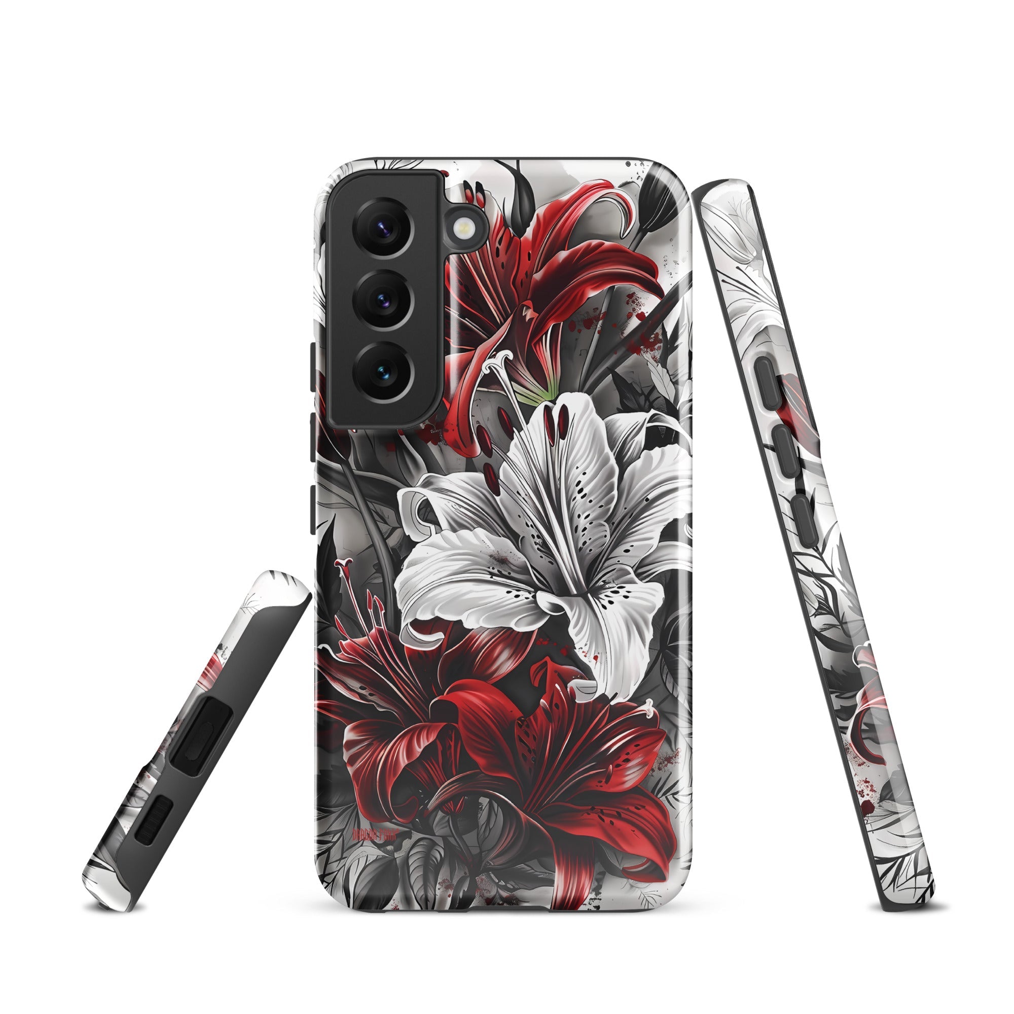 Tiger Lilies Phone Case for Samsung® Galaxy - Samsung® Galaxy Phone Case - DRAGON FOXX™ - Tiger Lilies Phone Case for Samsung® Galaxy - 6535104_16995 - Samsung Galaxy S22 - Tiger Lily - Accessories - Art Phone Case - Dragon Foxx™