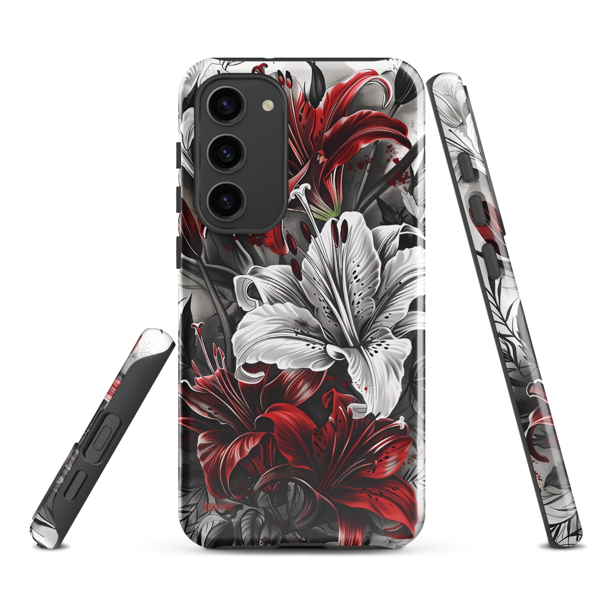 Tiger Lilies Phone Case for Samsung® Galaxy - Samsung® Galaxy Phone Case - DRAGON FOXX™ - Tiger Lilies Phone Case for Samsung® Galaxy - 6535104_16997 - Samsung Galaxy S23 Plus - Tiger Lily - Accessories - Art Phone Case - Dragon Foxx™