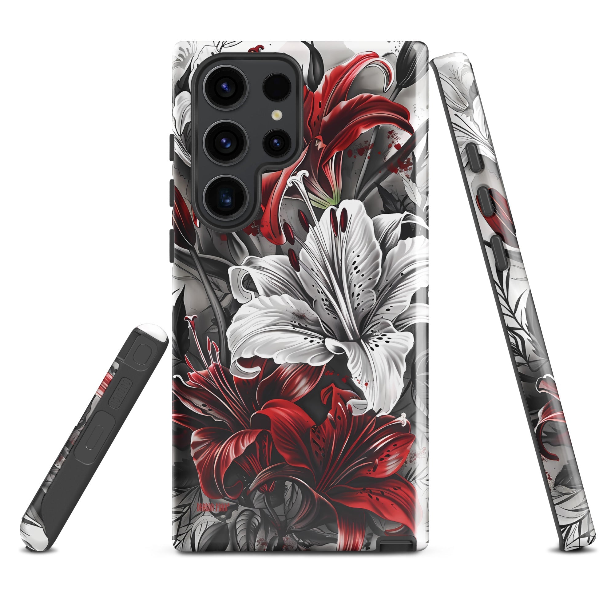 Tiger Lilies Phone Case for Samsung® Galaxy - Samsung® Galaxy Phone Case - DRAGON FOXX™ - Tiger Lilies Phone Case for Samsung® Galaxy - 6535104_16999 - Samsung Galaxy S23 Ultra - Tiger Lily - Accessories - Art Phone Case - Dragon Foxx™