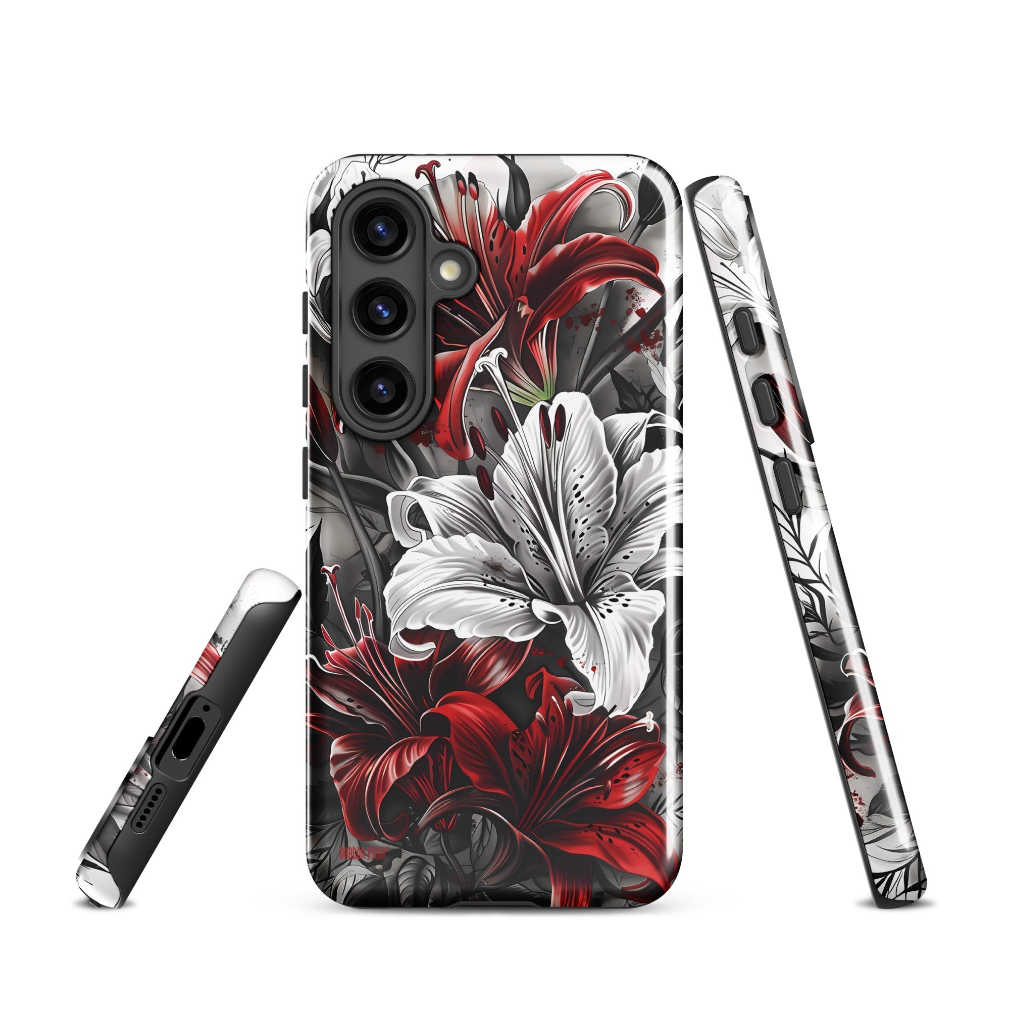 Tiger Lilies Phone Case for Samsung® Galaxy - Samsung® Galaxy Phone Case - DRAGON FOXX™ - Tiger Lilies Phone Case for Samsung® Galaxy - 6535104_18743 - Samsung Galaxy S24 - Tiger Lily - Accessories - Art Phone Case - Dragon Foxx™