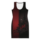 Tsukikage Pagoda Moon - Shadow Bodycon DressBodycon DressProduct mockup1040960_7788