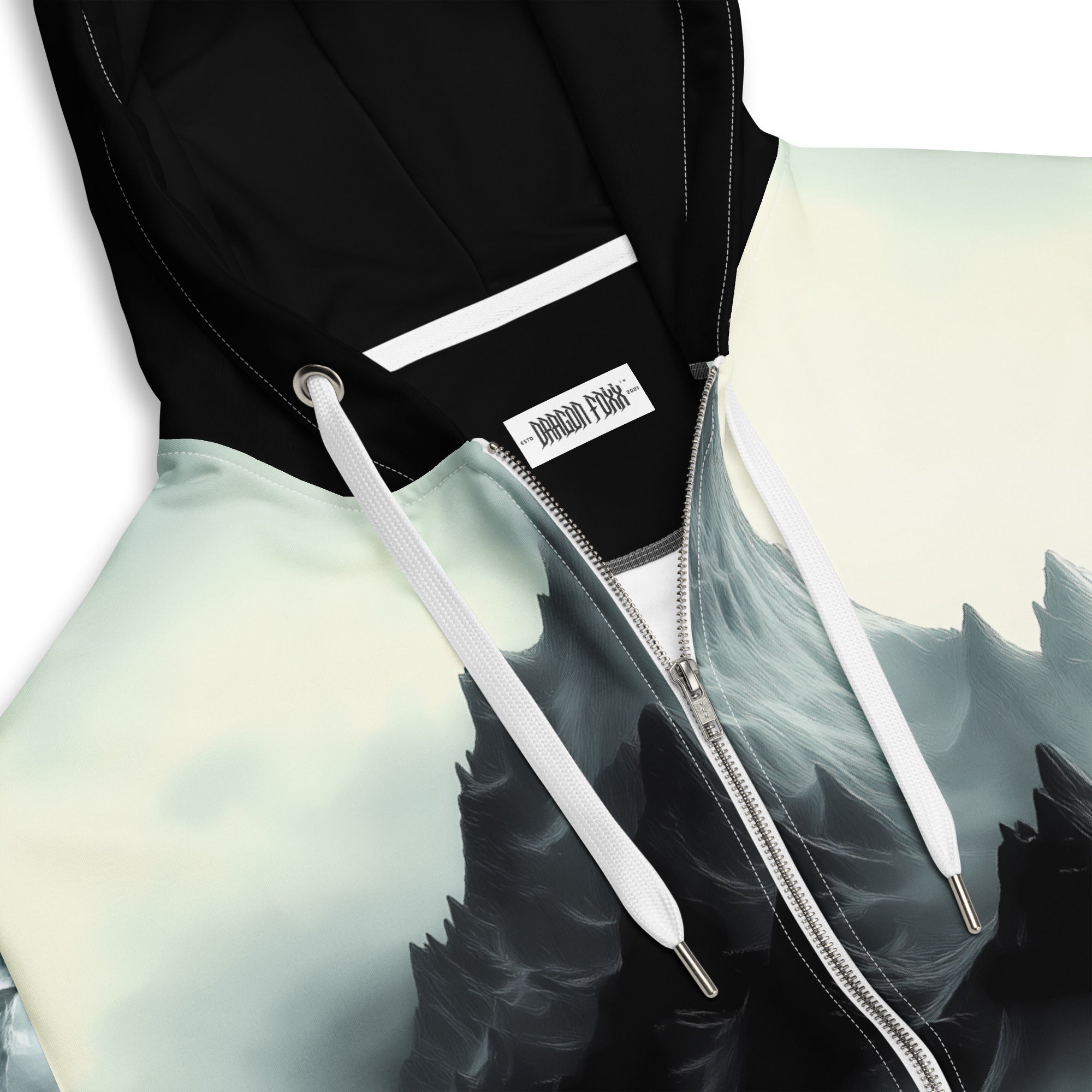 UNTAMED WILDS - Unisex Zip HoodieEco Unisex Zip - up HoodieProduct mockup2276265_18522