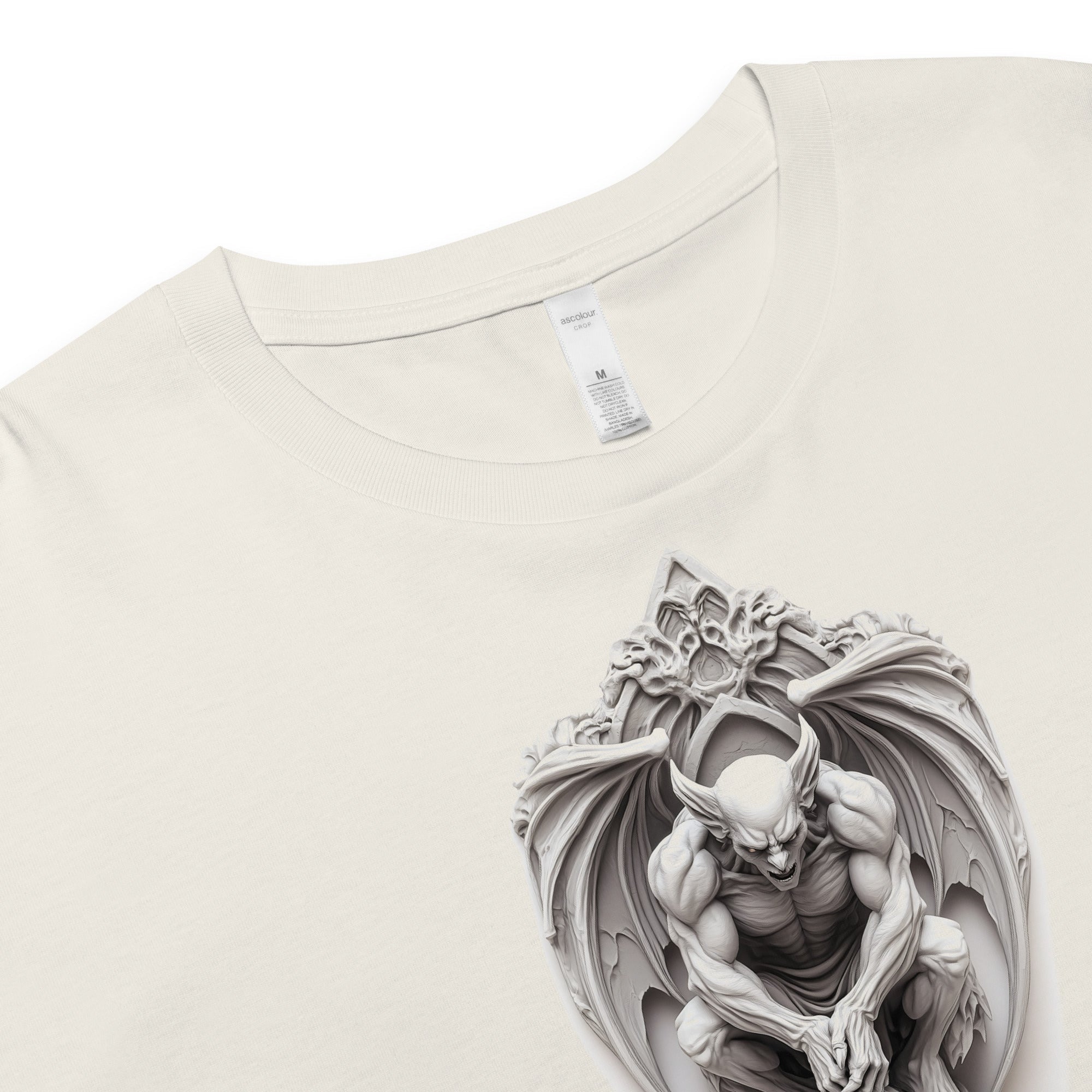 Vaelgrath Ecru or White Crop TopCrop Top TeeProduct mockup5664882_16119