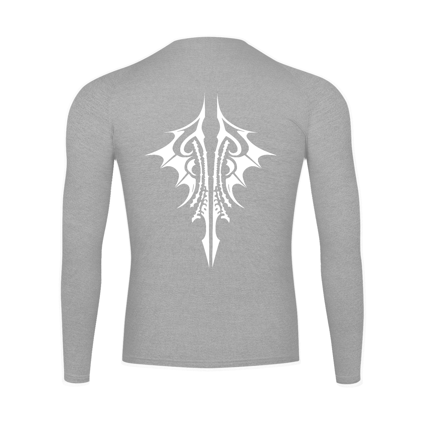 Vaelspine Aegis Men's Flecking Gray Performance Long Sleeve T-ShirtMen's Performance Long Sleeve T-ShirtVaelspine Aegis Men's Flecking Gray Performance Long Sleeve T-Shirt251028PODRZ0932001