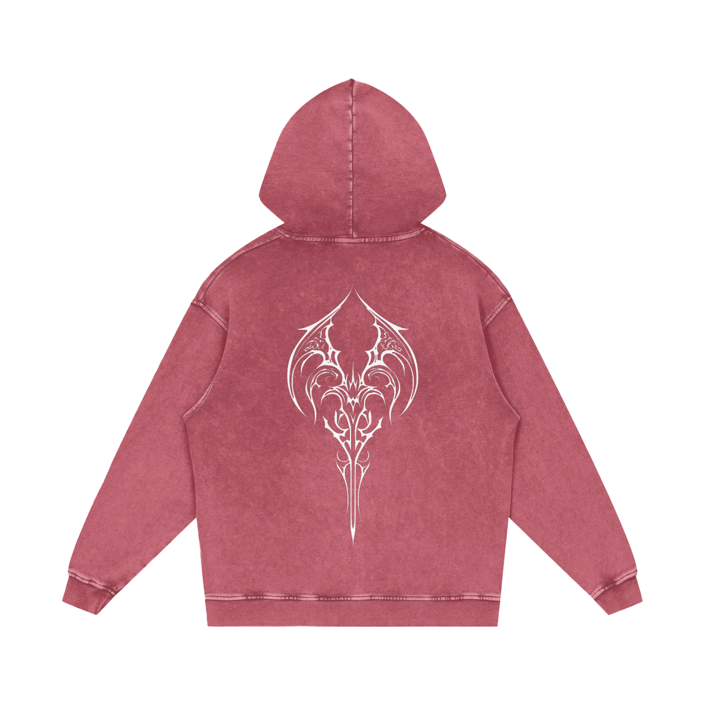 Vaelthryn Crest His or Hers Dark Red Acid Wash Oversize HoodieHis or Hers Acid Wash Oversize HoodieVaelthryn Crest His or Hers Dark Red Acid Wash Oversize Hoodie250824PODRB1277001