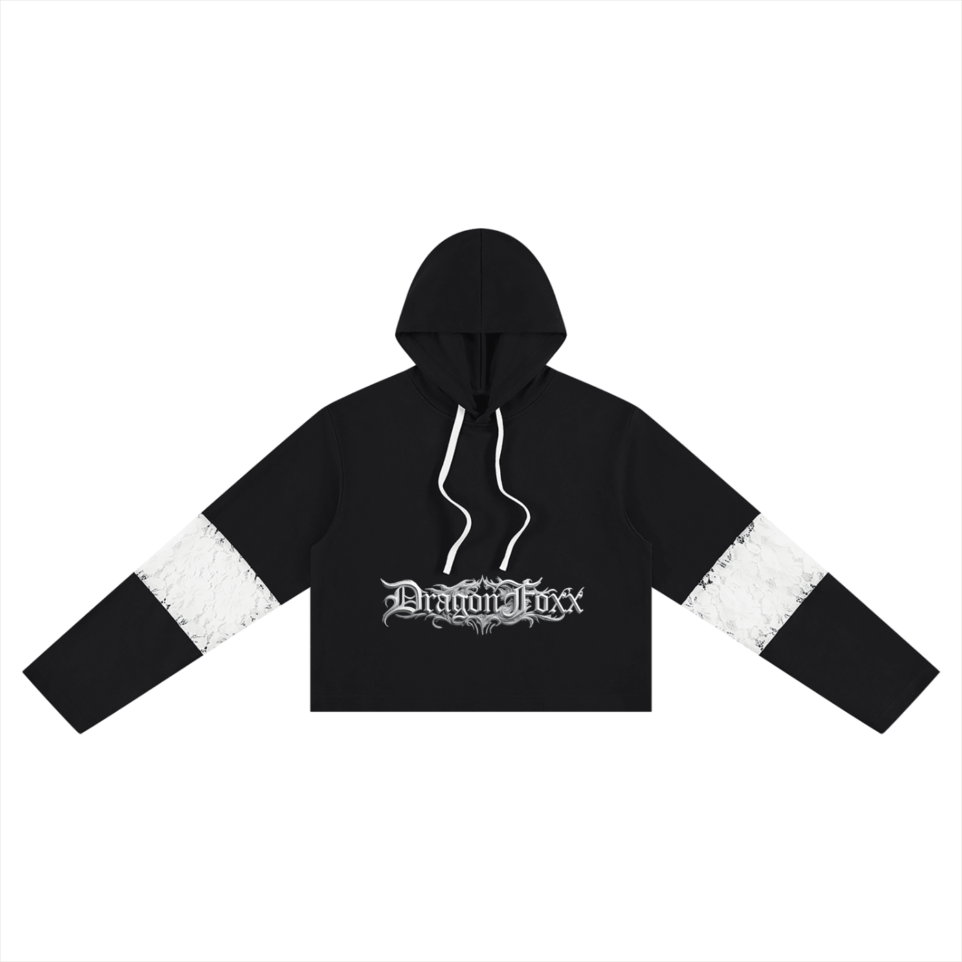 Vespera Reliquary Women’s Cropped Lace-Panel HoodieWomen’s Cropped Lace-Panel HoodieVespera Reliquary Women’s Cropped Lace-Panel Hoodie260803PODBD2582001