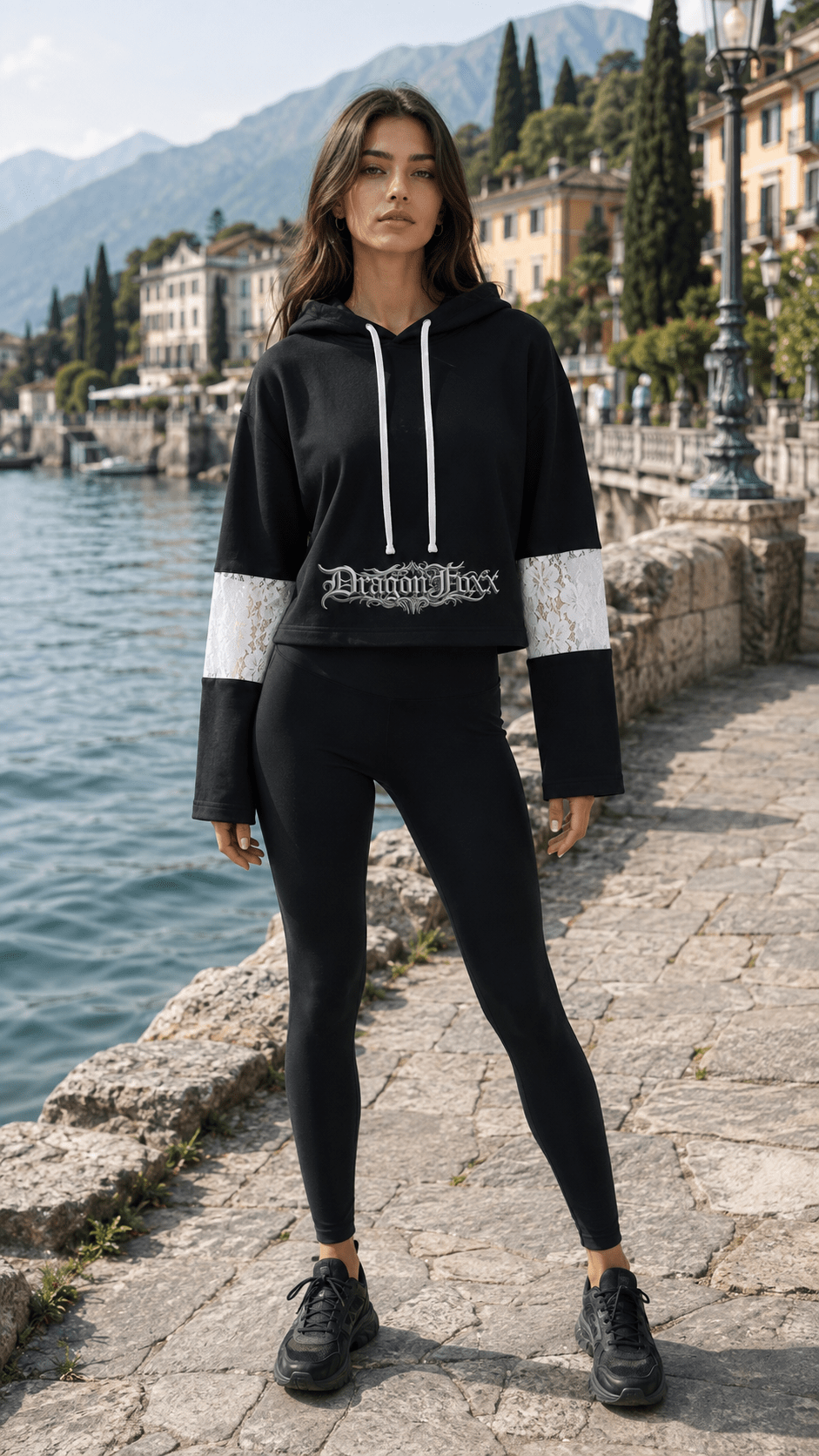 Vespera Reliquary Women’s Cropped Lace-Panel HoodieWomen’s Cropped Lace-Panel HoodieVespera Reliquary Women’s Cropped Lace-Panel Hoodie260803PODBD2582005