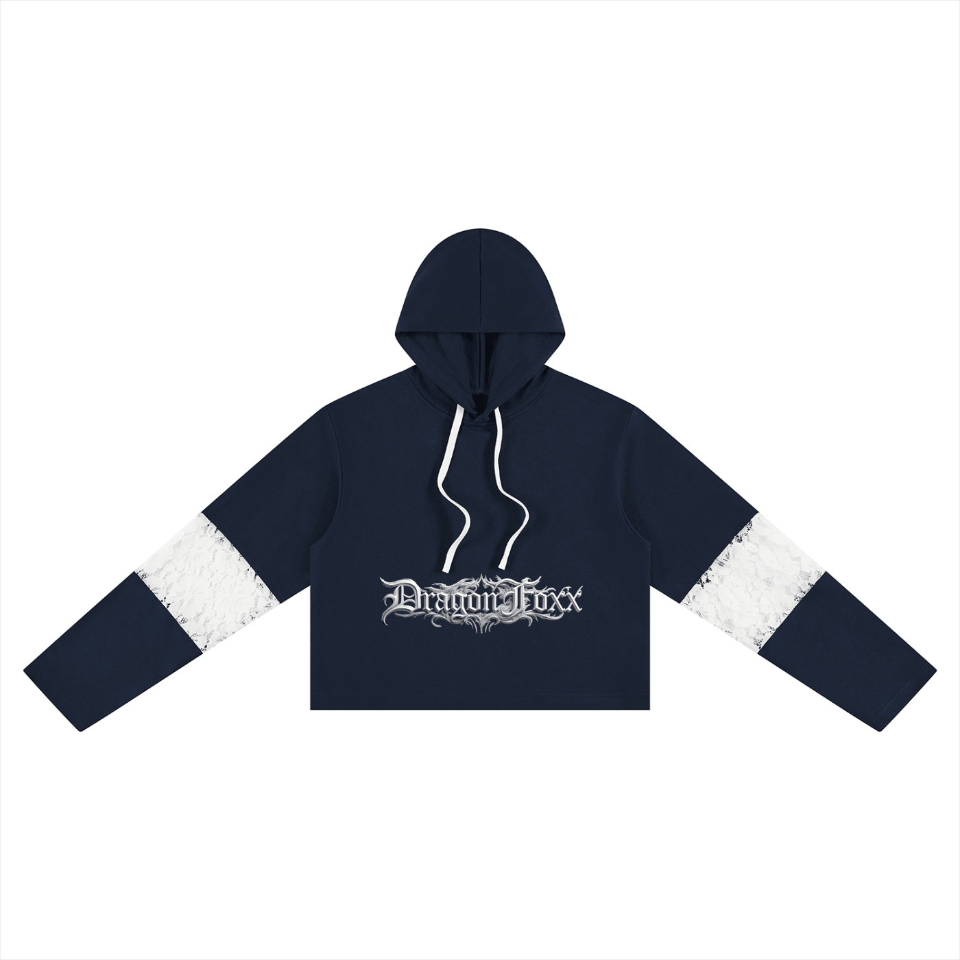 Vespera Reliquary Women’s Cropped Lace-Panel HoodieWomen’s Cropped Lace-Panel HoodieVespera Reliquary Women’s Cropped Lace-Panel Hoodie260803PODBD2582009