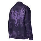 Violet Inferno Bomber Jacket - Bomber Jacket - DRAGON FOXX™ - Product mockup - 8188261_10877 - XS - Violet Inferno - Bomber Jacket - Deragon Foxx™ Men's Jacket - Dragon Foxx™