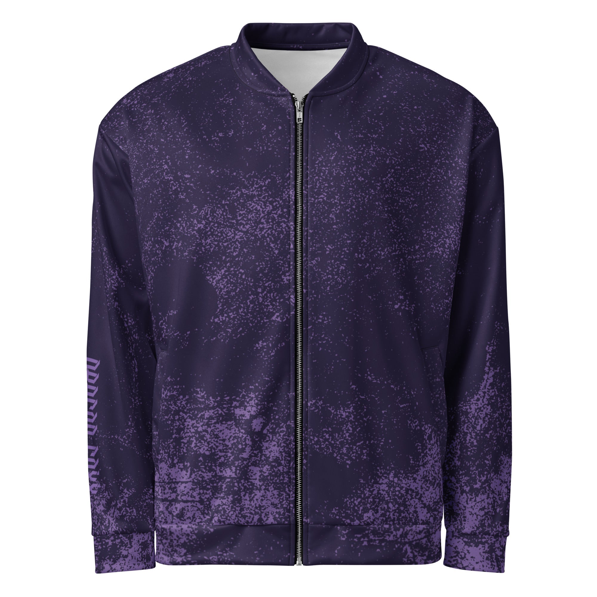 Violet Inferno Bomber Jacket - Bomber Jacket - DRAGON FOXX™ - Product mockup - 8188261_10877 - XS - Violet Inferno - Bomber Jacket - Deragon Foxx™ Men's Jacket - Dragon Foxx™