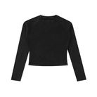 Washed Black Dyed Washed Raglan Long Sleeve Slim T-ShirtDyed Washed Raglan Long Sleeve Slim T-ShirtWashed Black Dyed Washed Raglan Long Sleeve Slim T-Shirt250921PODND1126001