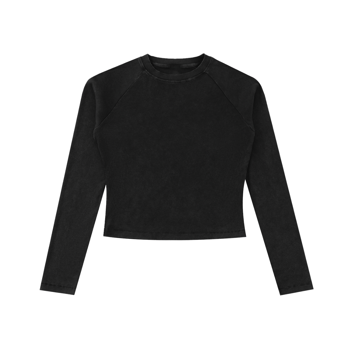 Washed Black Dyed Washed Raglan Long Sleeve Slim T-ShirtDyed Washed Raglan Long Sleeve Slim T-ShirtWashed Black Dyed Washed Raglan Long Sleeve Slim T-Shirt250921PODND1126001