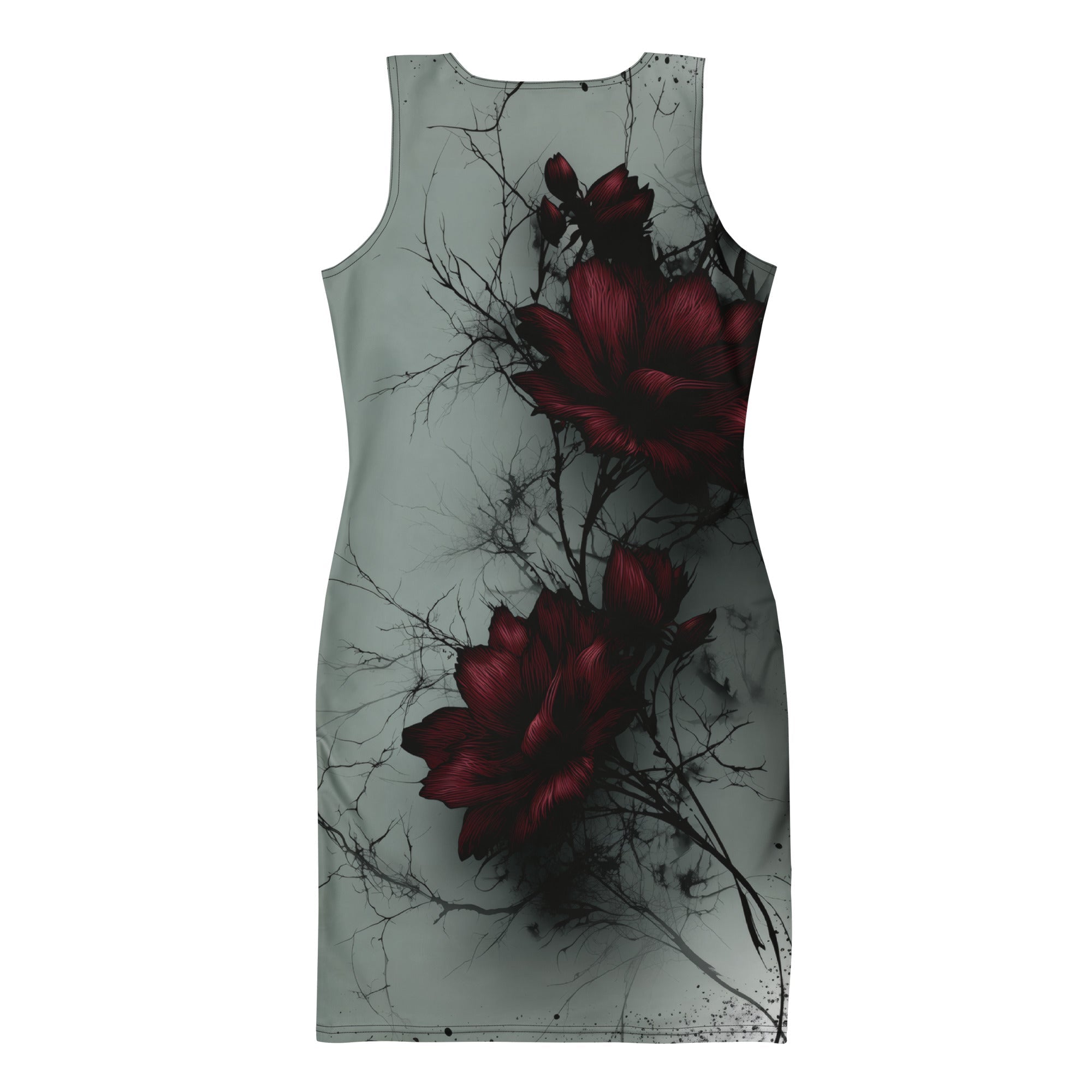 Whisperwine Roses Bodycon DressBodycon DressProduct mockup9561897_7788