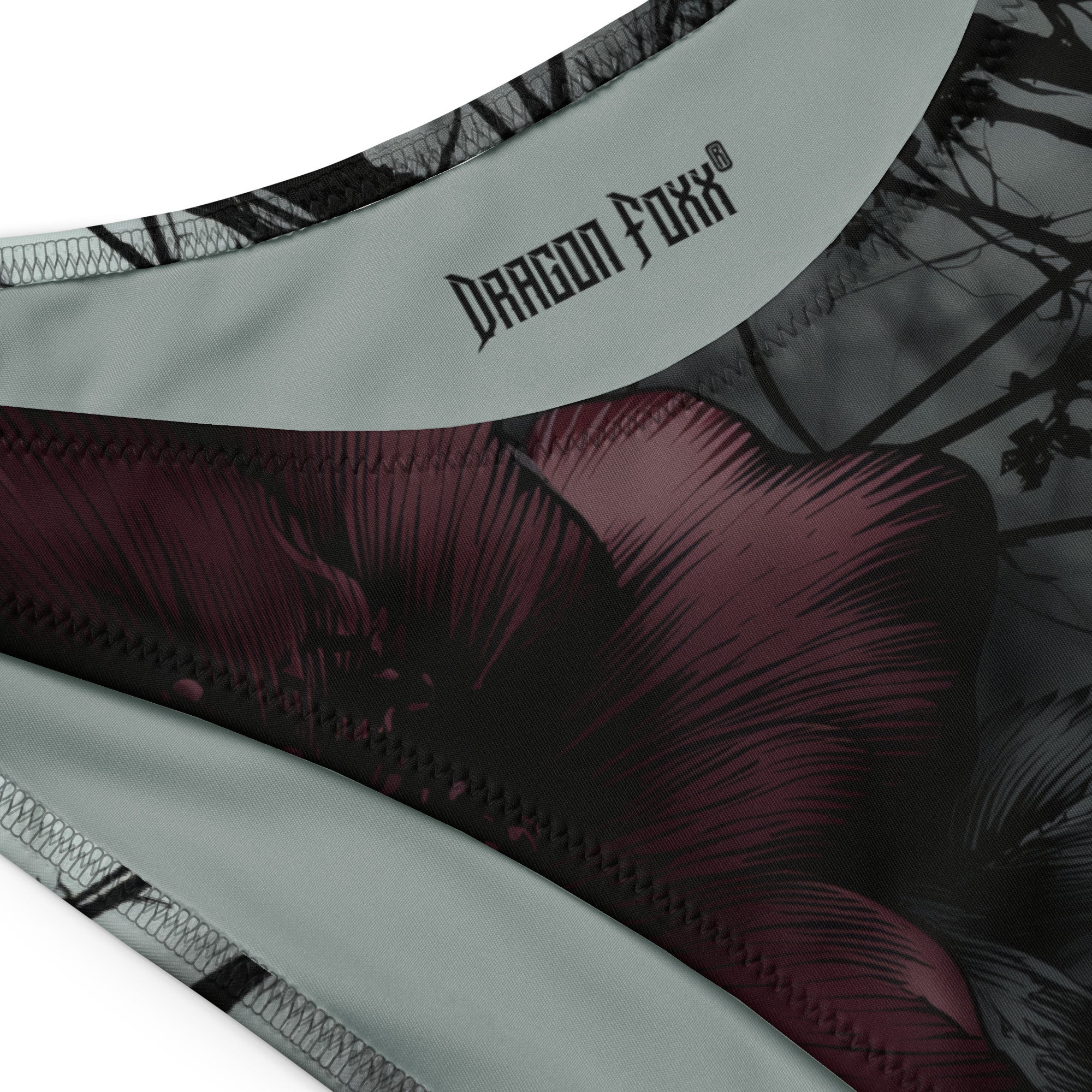 Whisperwine Roses Eco Bandeau BikiniEco Bandeau Bikini SetsProduct mockup2336095_22671