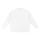 White Knitted Round Neck Oversize SweatshirtKnitted Round Neck Oversize SweatshirtWhite Knitted Round Neck Oversize Sweatshirt251012PODRA1105001