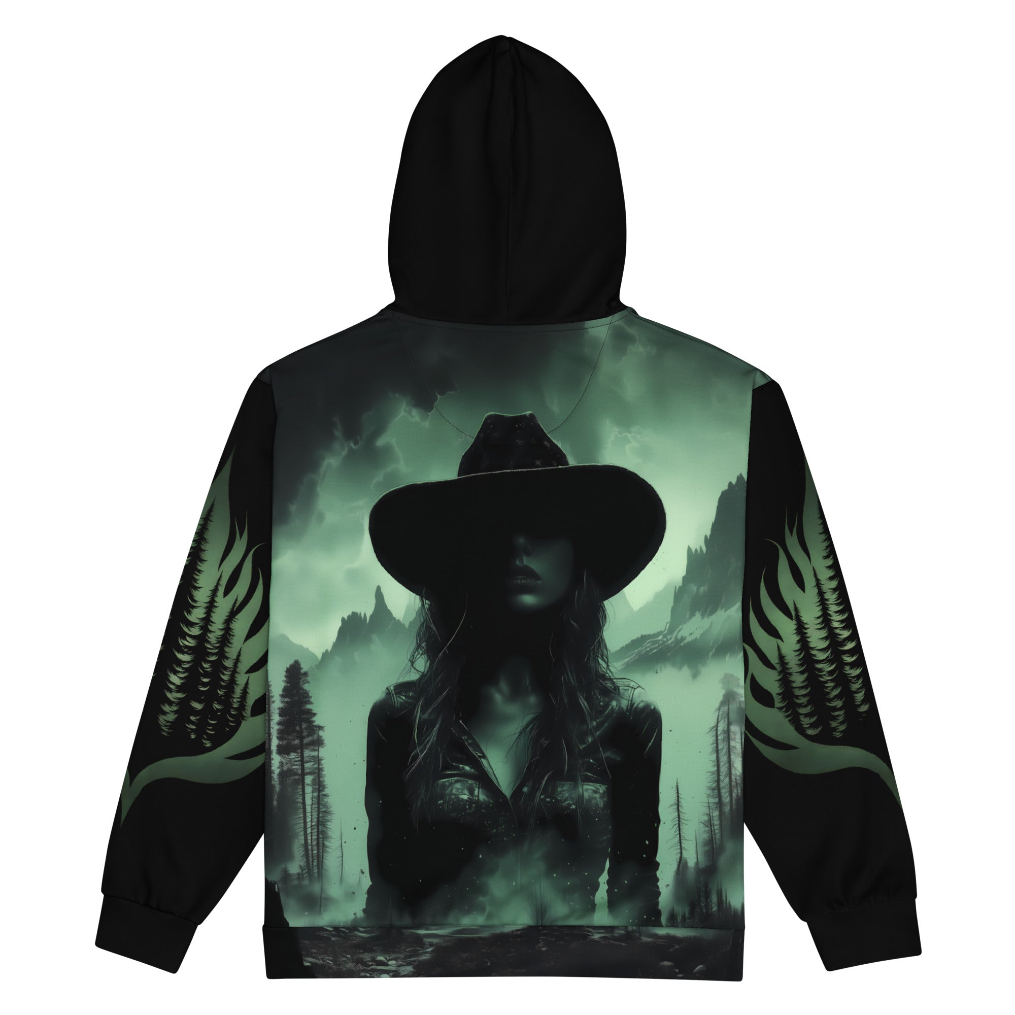 Wild Soul - Eco Unisex Zip Hoodie - Eco Unisex Zip - up Hoodie - DRAGON FOXX™ - Product mockup - 2942762_18522 - 2XS - Scenery Art - Character Art by Dragon Foxx® - Dragon Foxx® Men's Hoodie - Dragon Foxx® Men's Hoodies