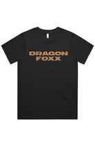 Women's Black DRAGON FOXX Tee - Women's T-shirt - Apliiq - Women's Black DRAGON FOXX Tee - APQ - 4876916S5A1 - xs - black - Black Tee - Dragon Foxx T-shirt - Dragon Foxx Women's T-shirt